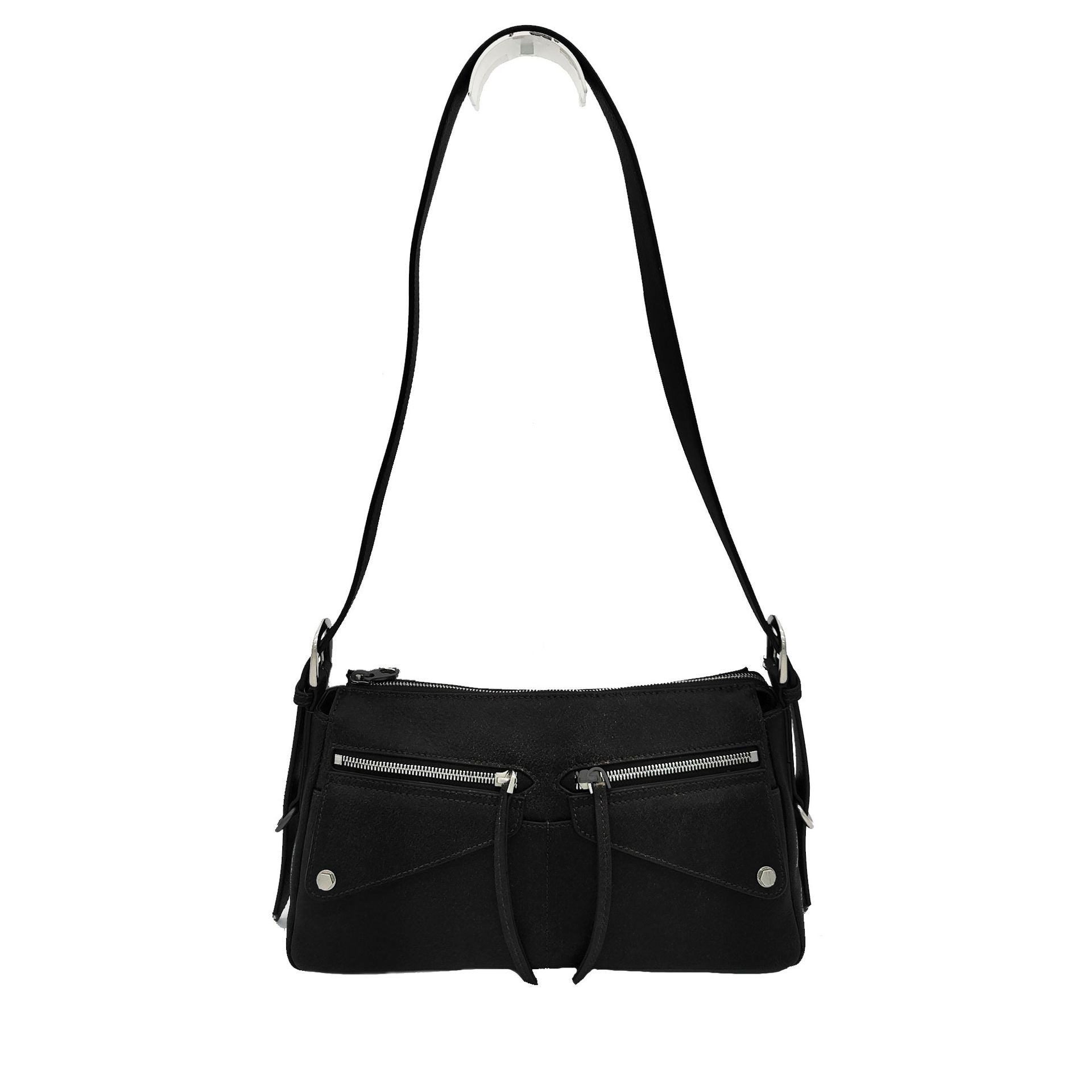 Oryany Women's  Moto Shoulder - Medium Shoulder Bag - Black