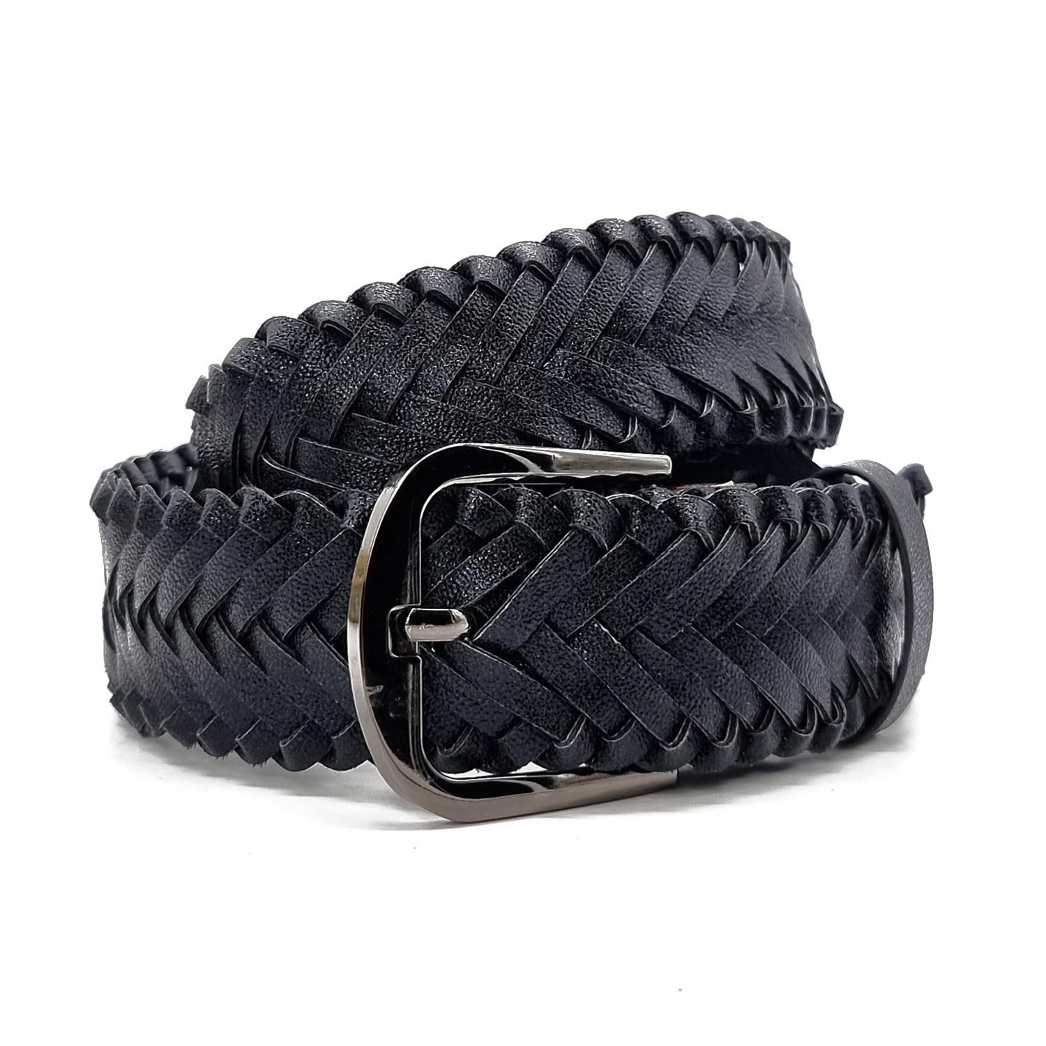 Nooki Design Ibiza Belt Metallic Black In Black