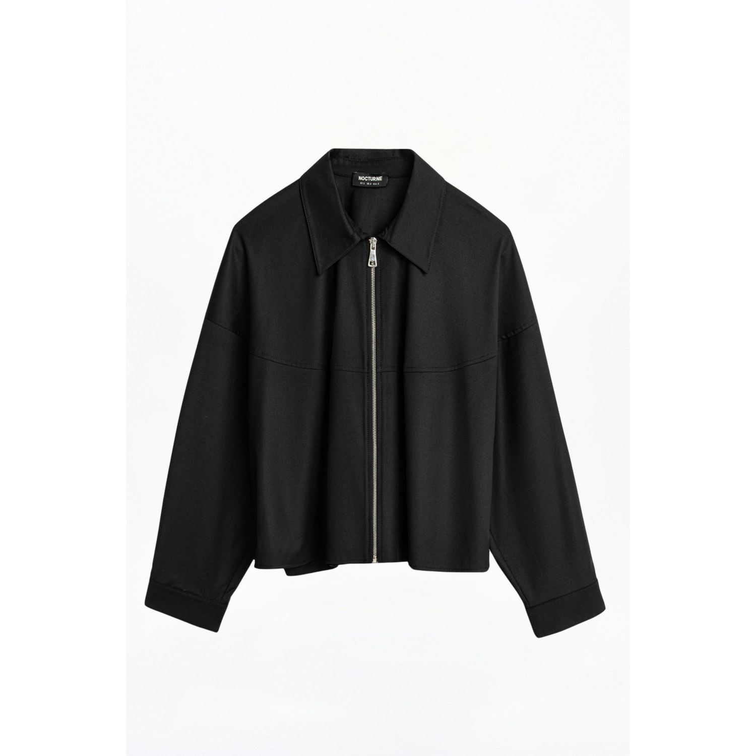 Nocturne Draped Jacket In Black
