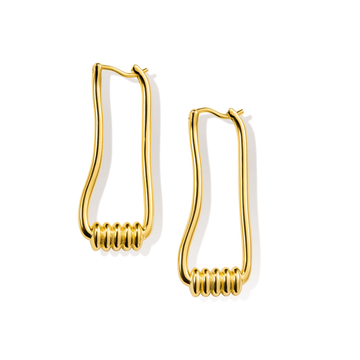 Lait & Lune Women's Metope Earrings - 18k Gold Vermeil
