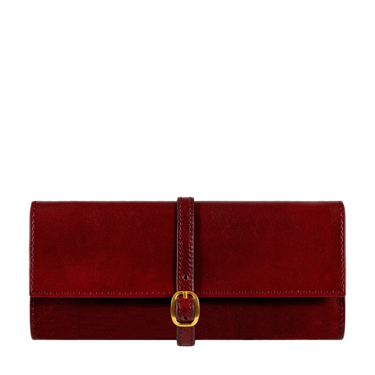 TIME RESISTANCE RED WOMENS LEATHER JEWELRY CASE - MADAME BOVARY