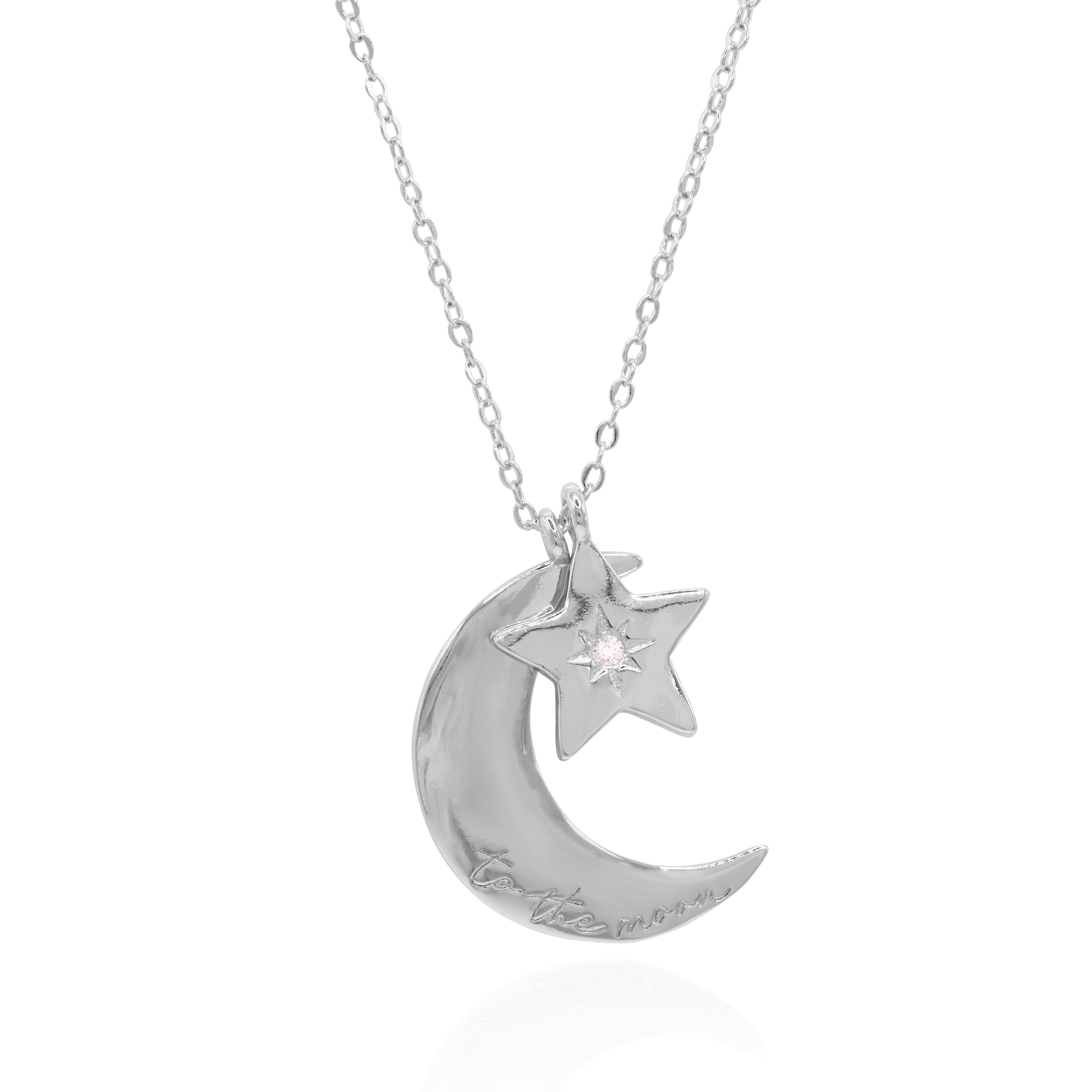 Luna Charles Women's Cherish To The Moon & Back Necklace