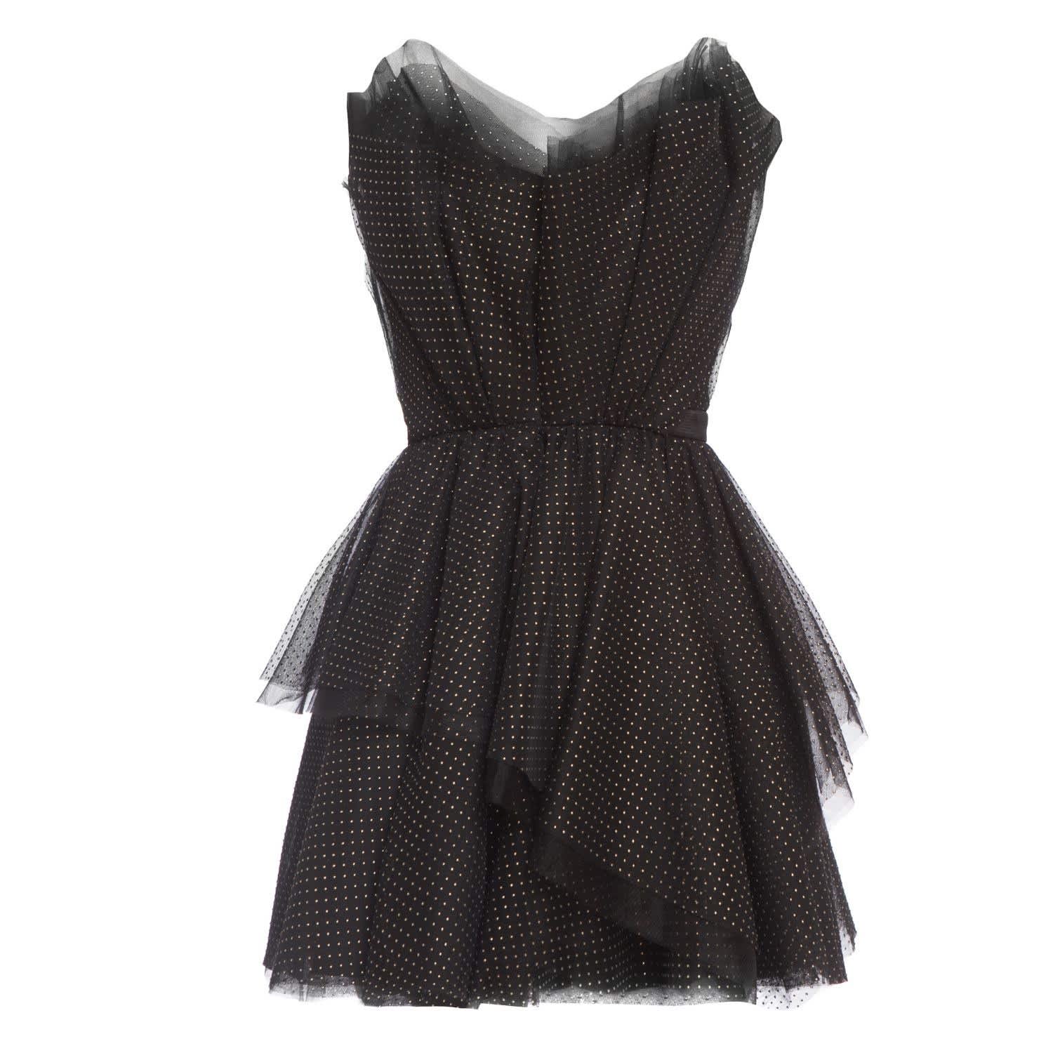 bandeau cocktail dress