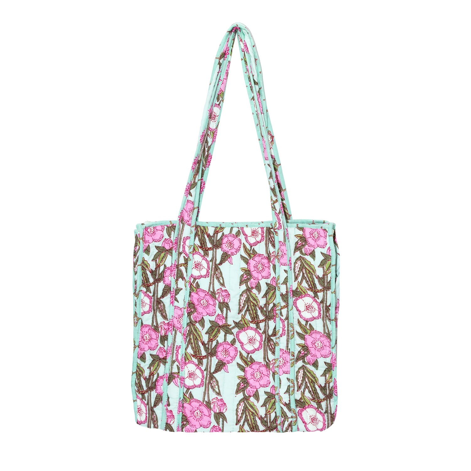 Inara Women's Pink / Purple Wild Rose Tote Bag