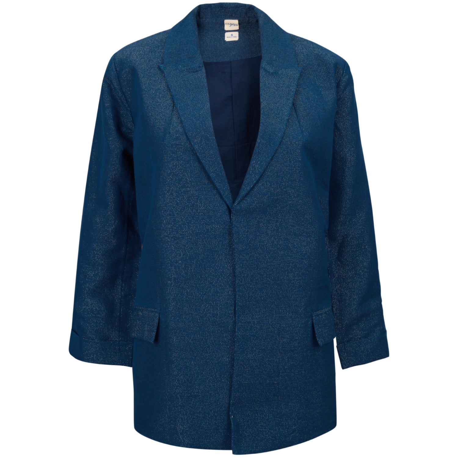 Women's Blue Olympia Blazer | Large | Em & Shi