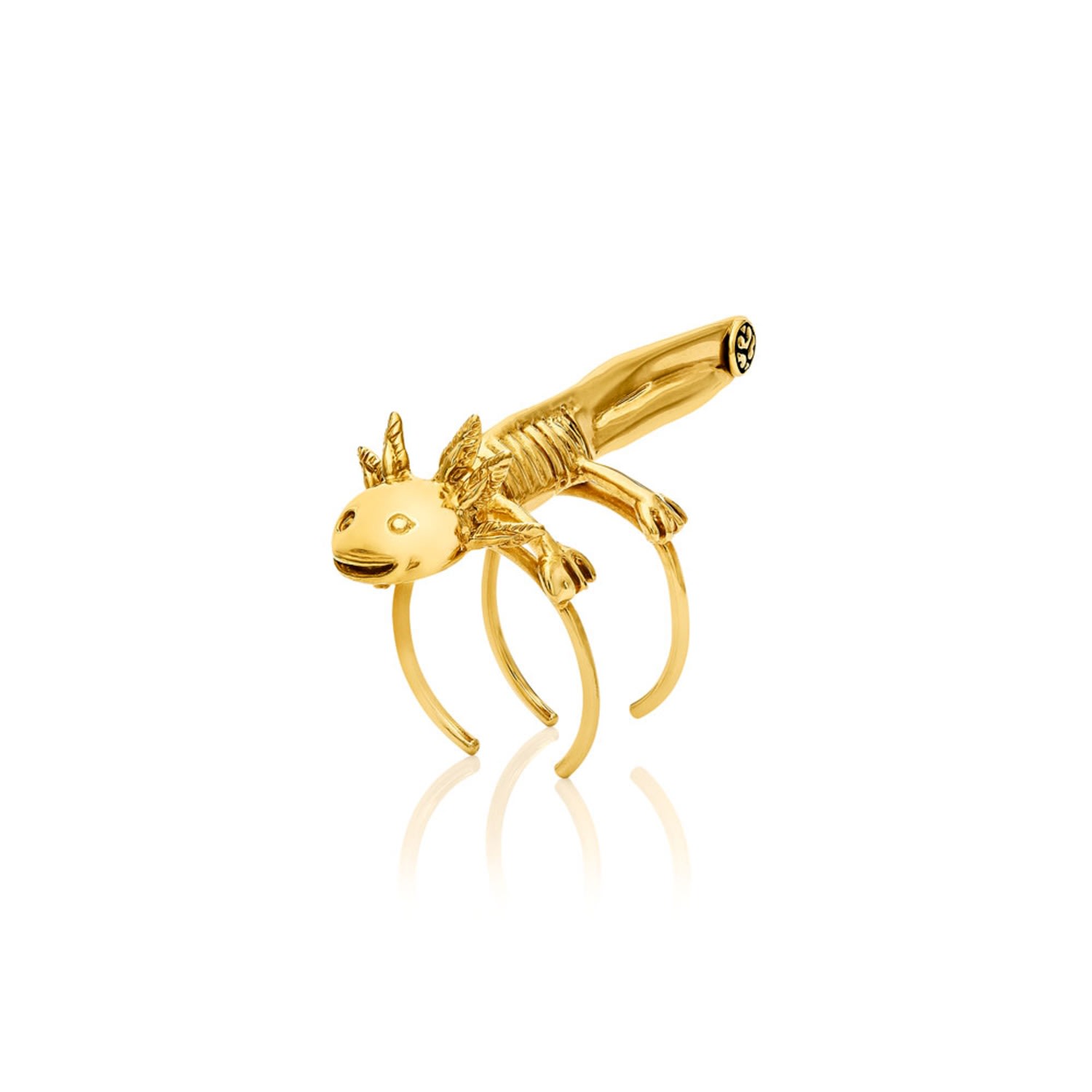 Sophie Simone Designs Women's Gold Axolote Ring In Gold
