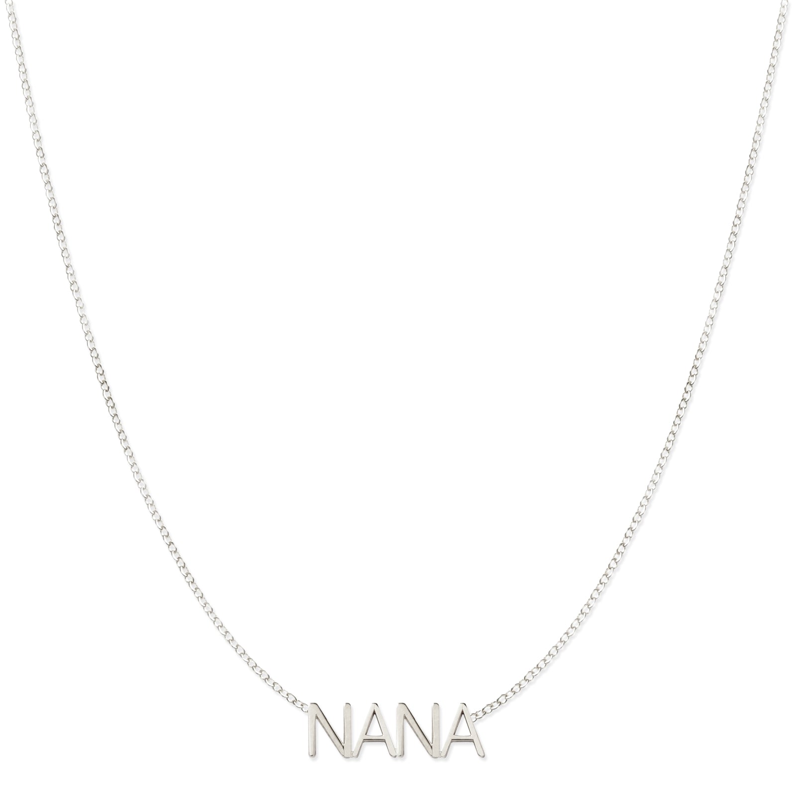 Women’s Nana Necklace - White Gold Maya Brenner