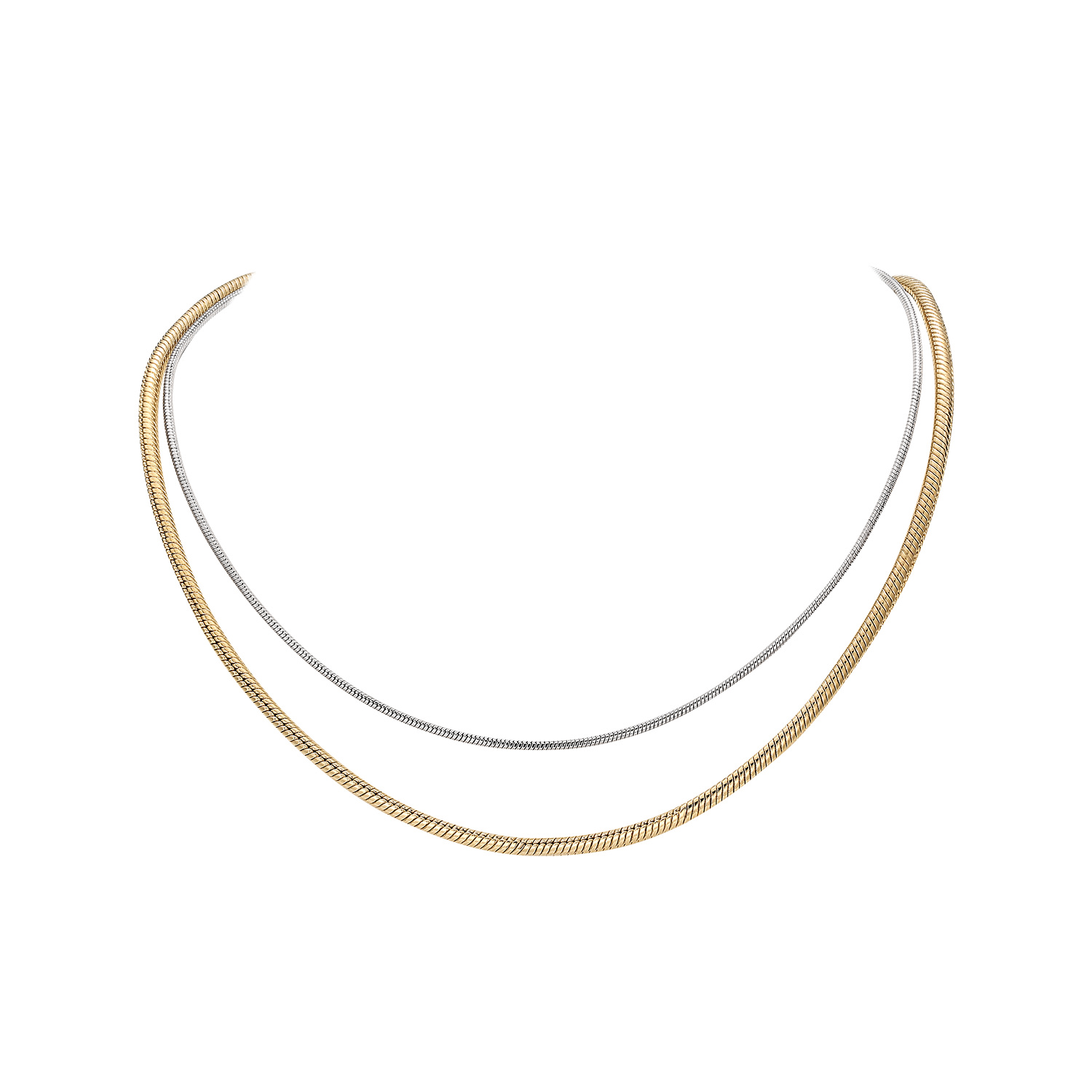 Retro Chic Women's Gold / Silver Colosseum Necklace In Multi