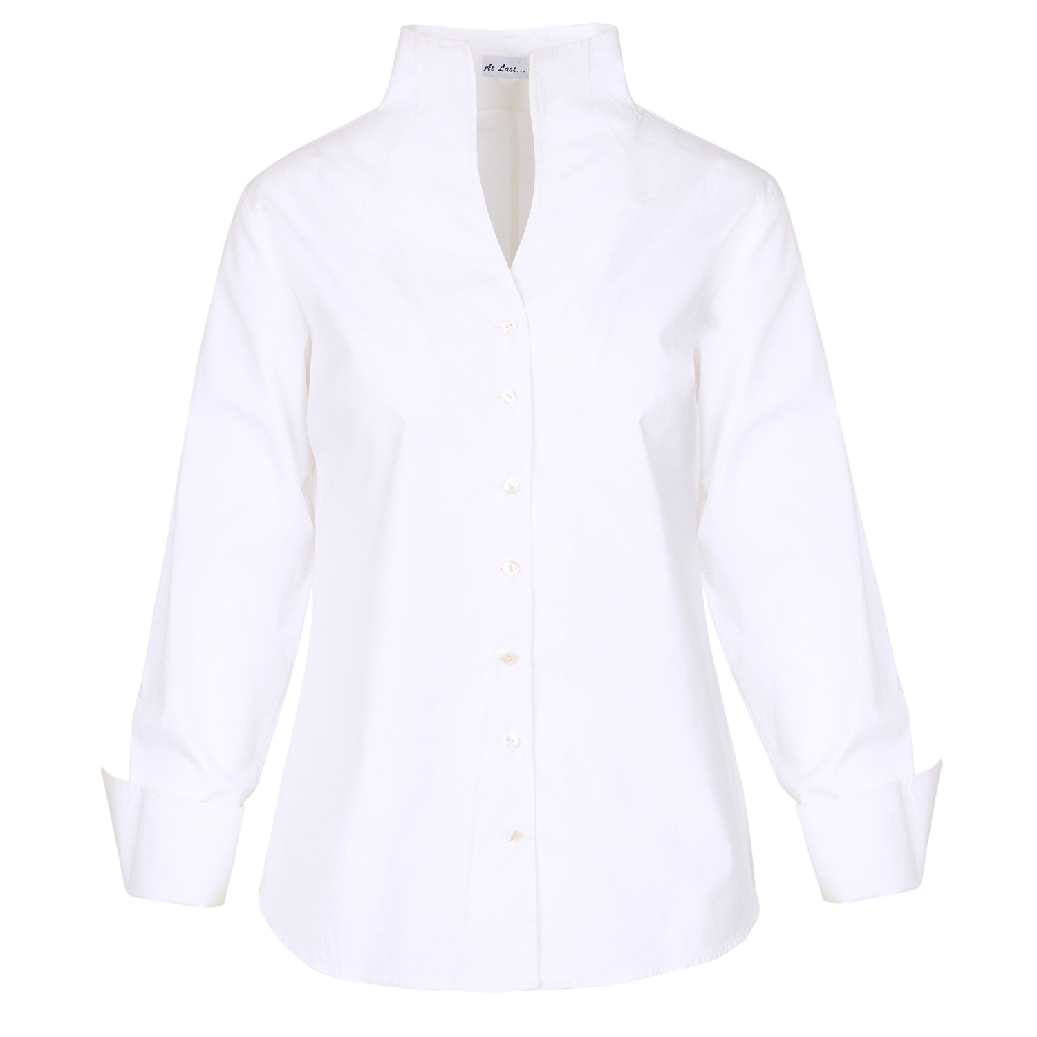 Chelsea Shirt In White | At Last... | Wolf & Badger