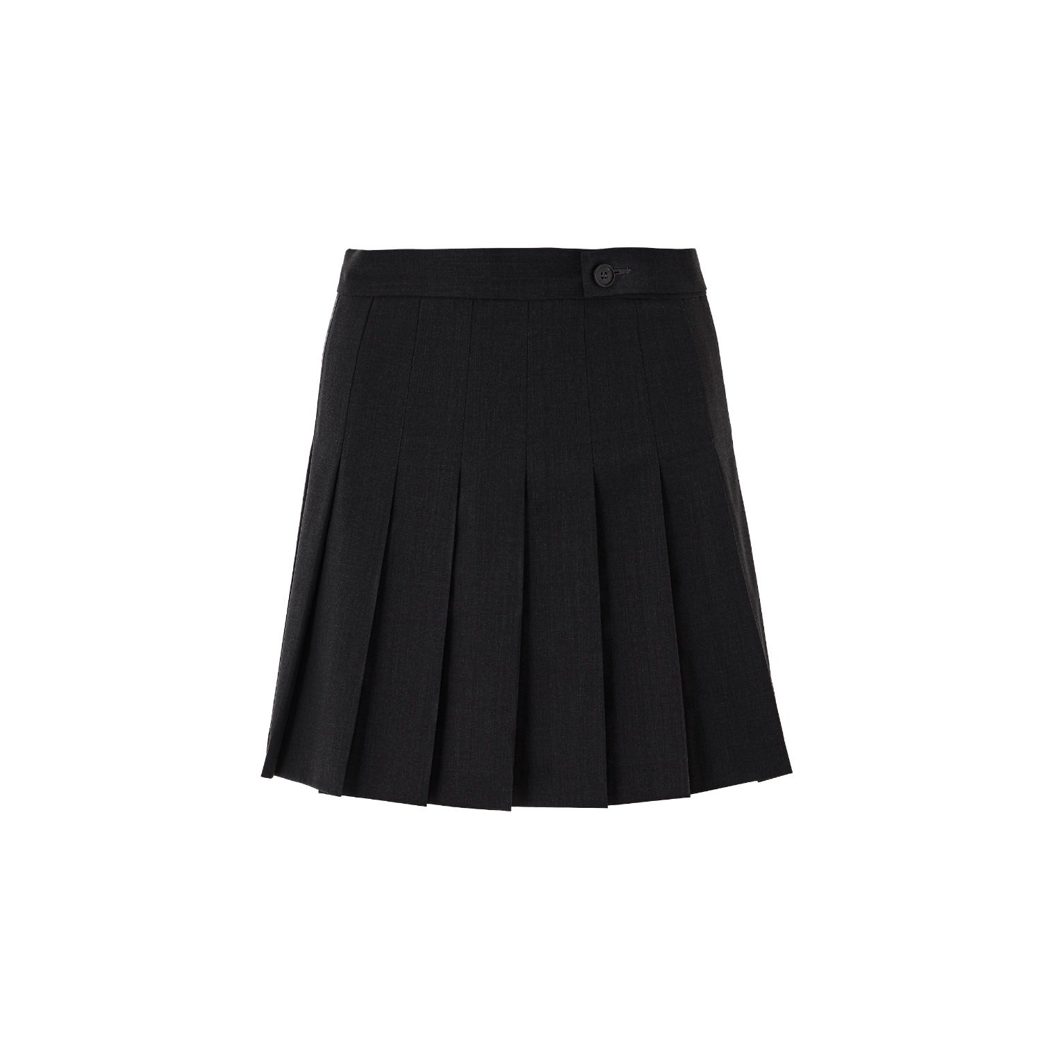 Lita Couture Women's Black Wool Blend Mini Skirt In Black