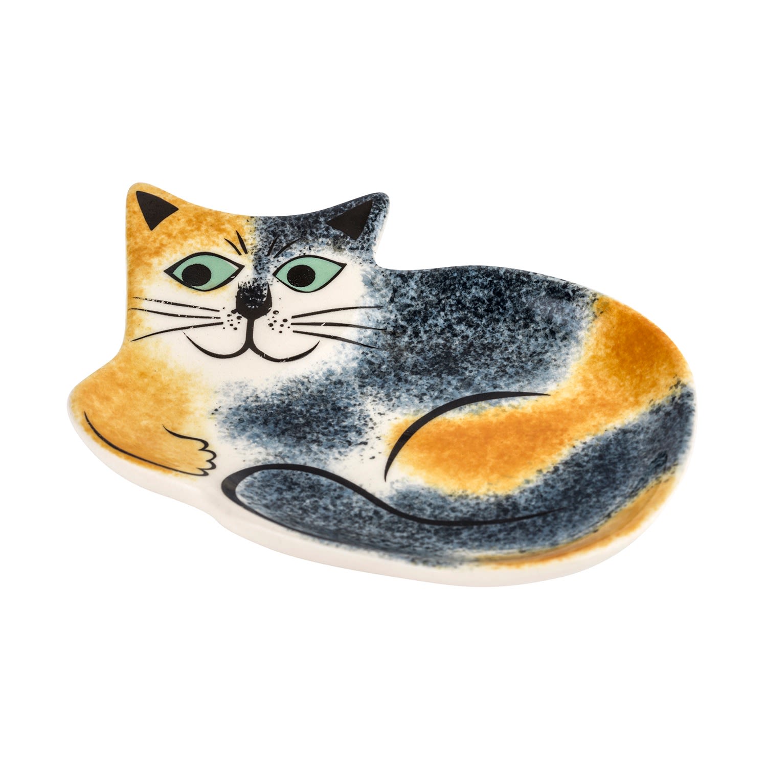 Tortoiseshell Cat Trinket Dish Hannah Turner