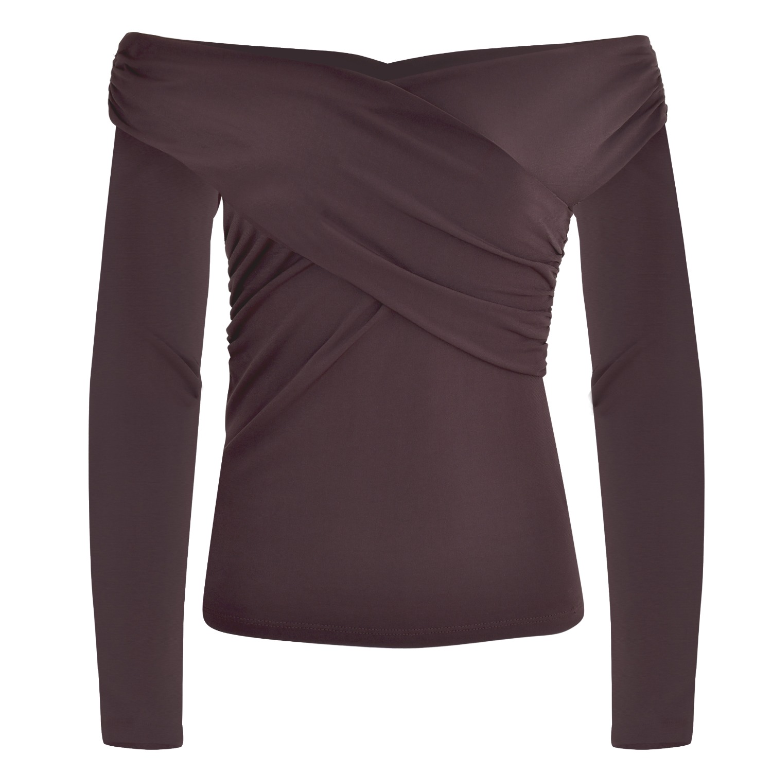 Motional Muse Women's Red / Neutrals / Purple Nina Top - Dusty Wine In Multi