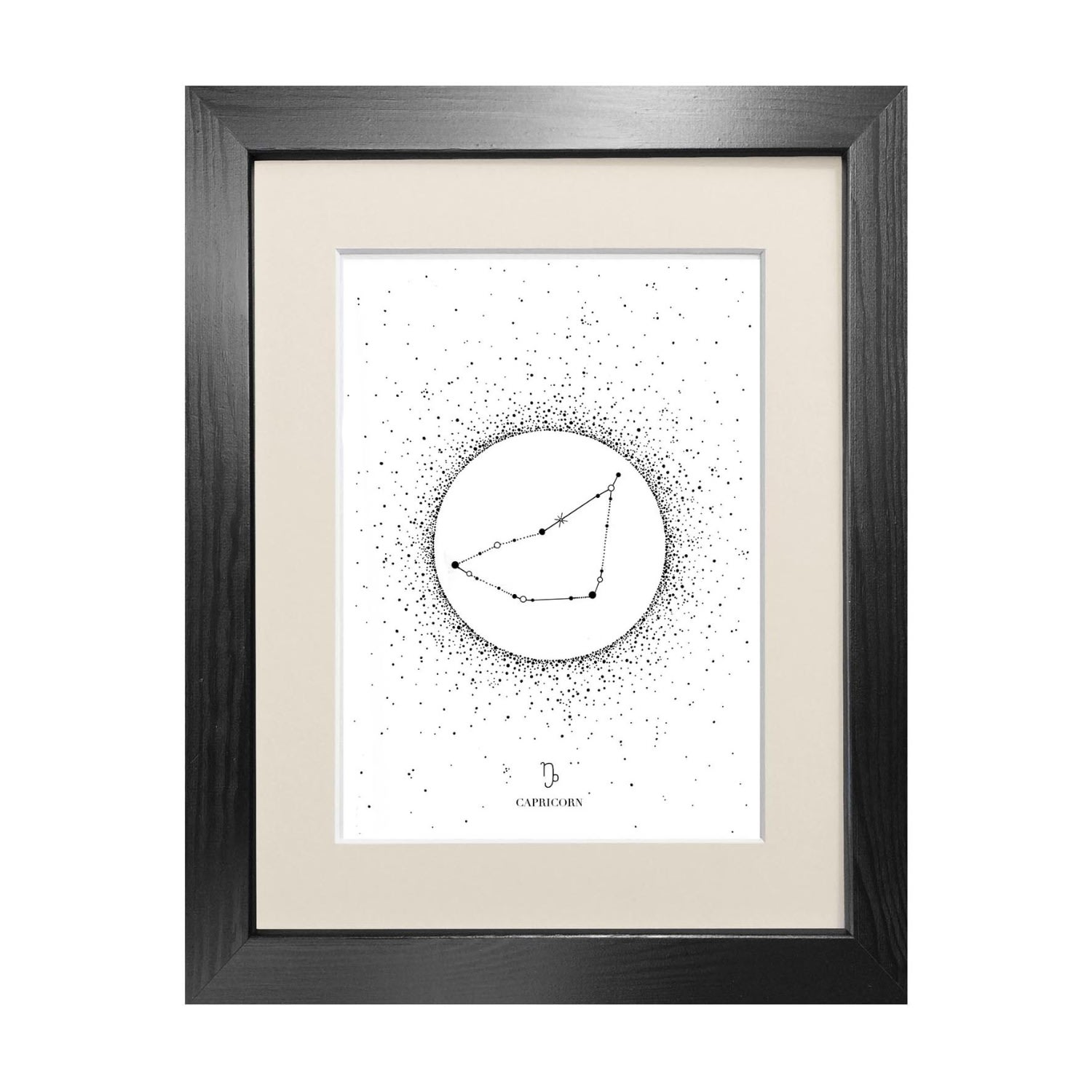 ’Capricorn Star Sign’ - Fine Art Print A5 Emily Carter