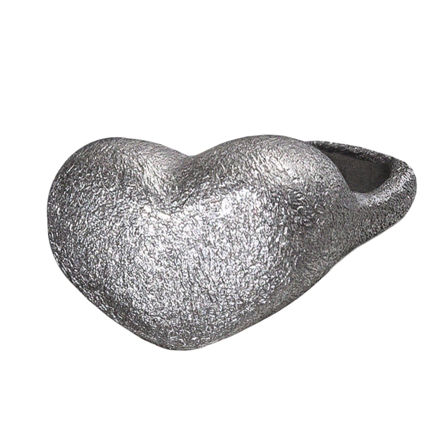 Paukst Studio Women's Silver Textured Heart Ring