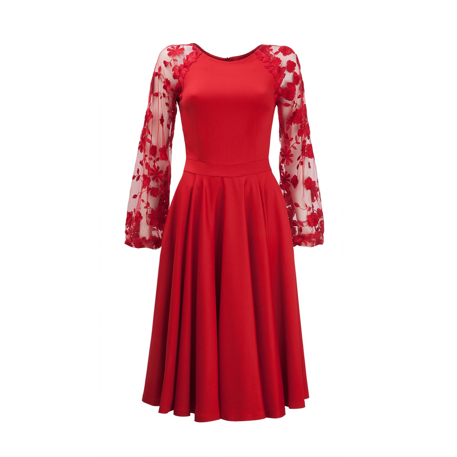 Red Gown Lace Dress Emelita Wolf Badger