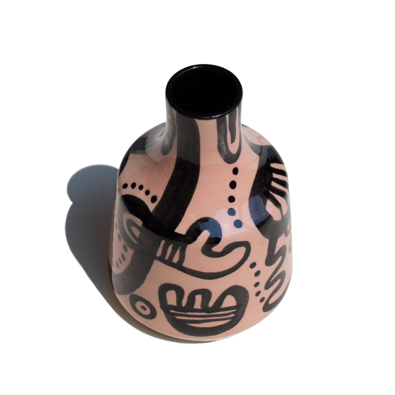 The Parmatile Shop Pink / Purple Blush Peoplakia Vase