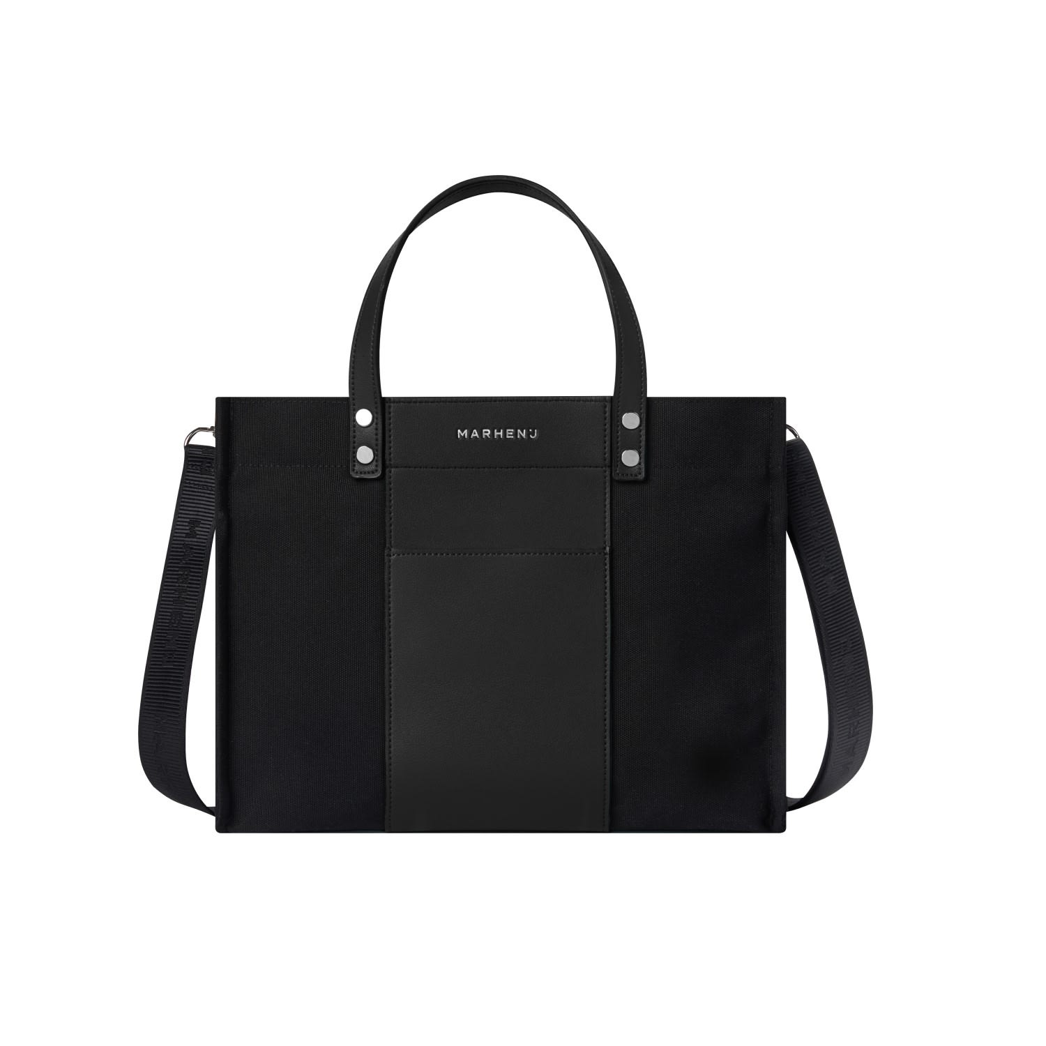 Women's Canvas Tote Bag - Kai - Urban Black | One Size | Marhen.j