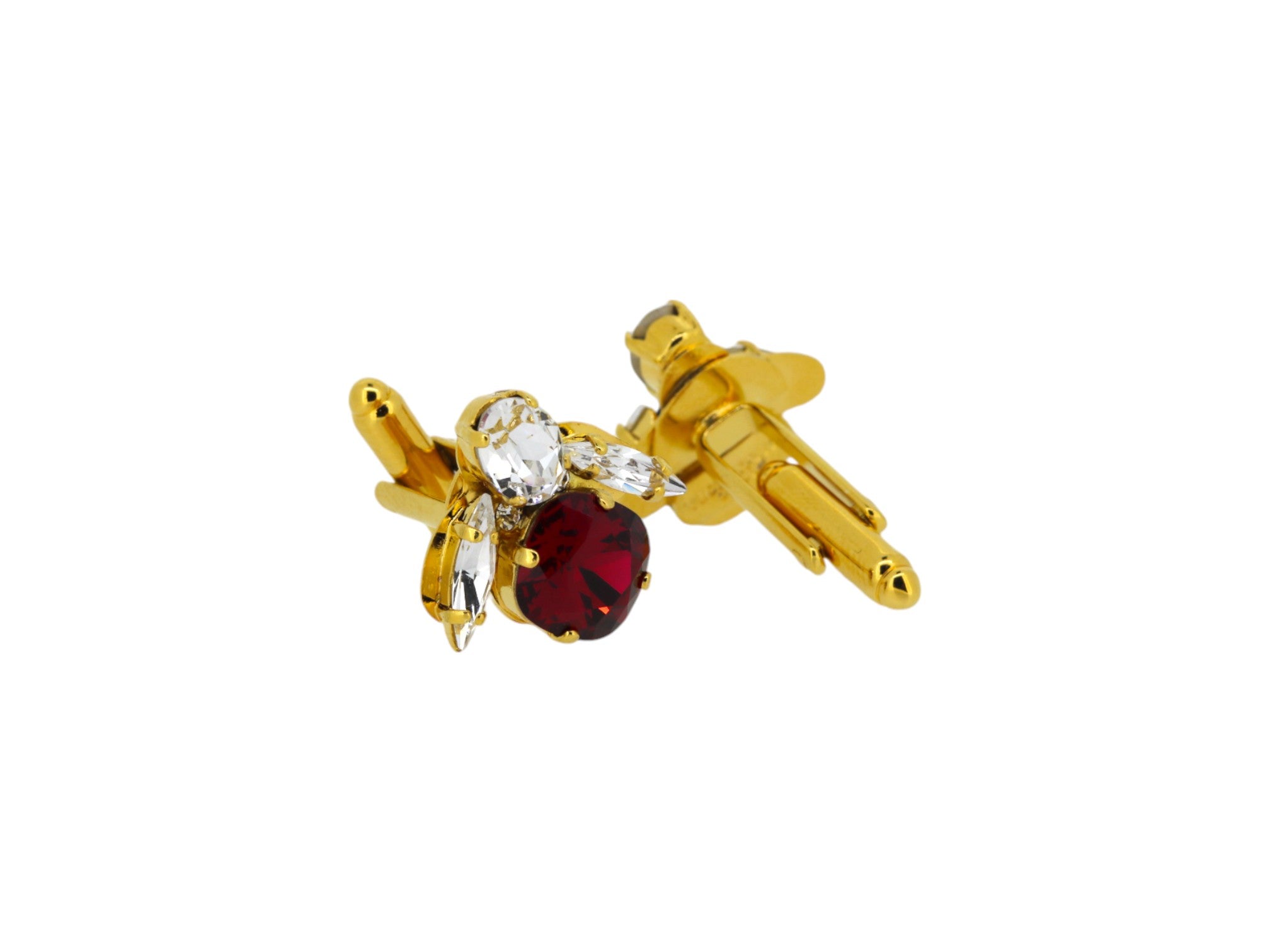 Vickisarge Men's The Red Bee Cufflinks In Gold