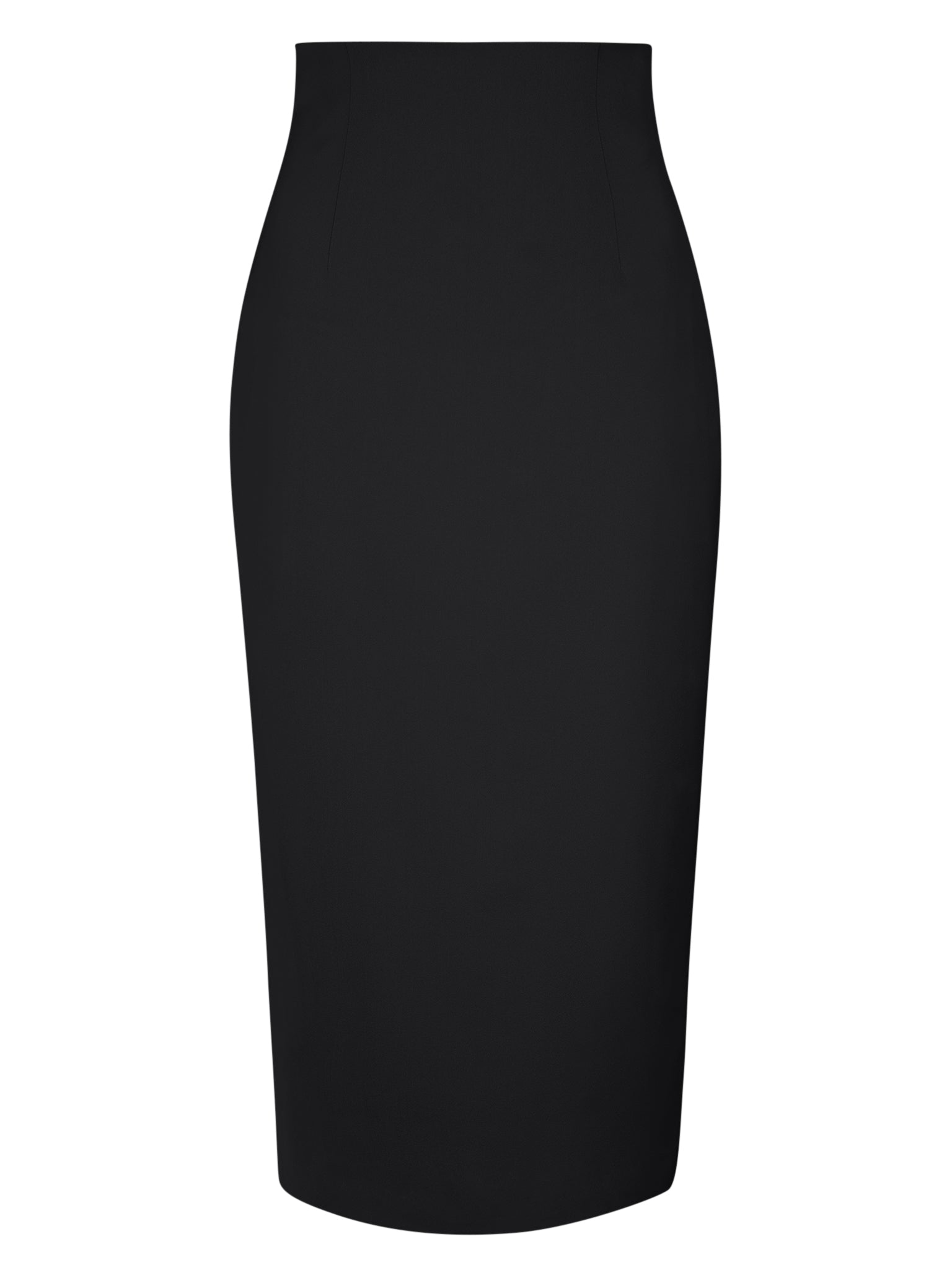 Tia Dorraine Women's Black Magnetic Power High-waist Pencil Midi Skirt In Black