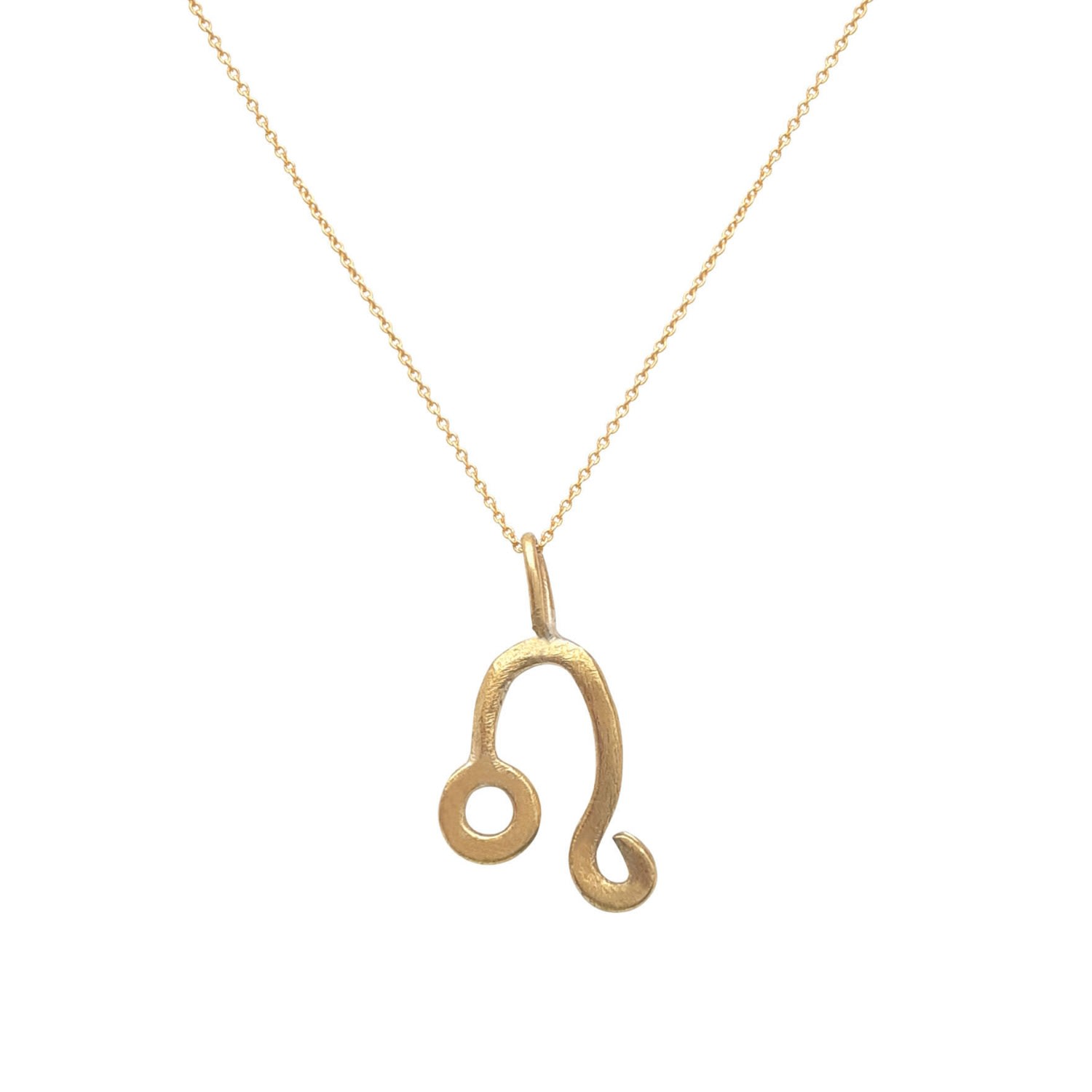 Lily Flo Jewellery Women's Leo Yellow Gold Pendant Necklace