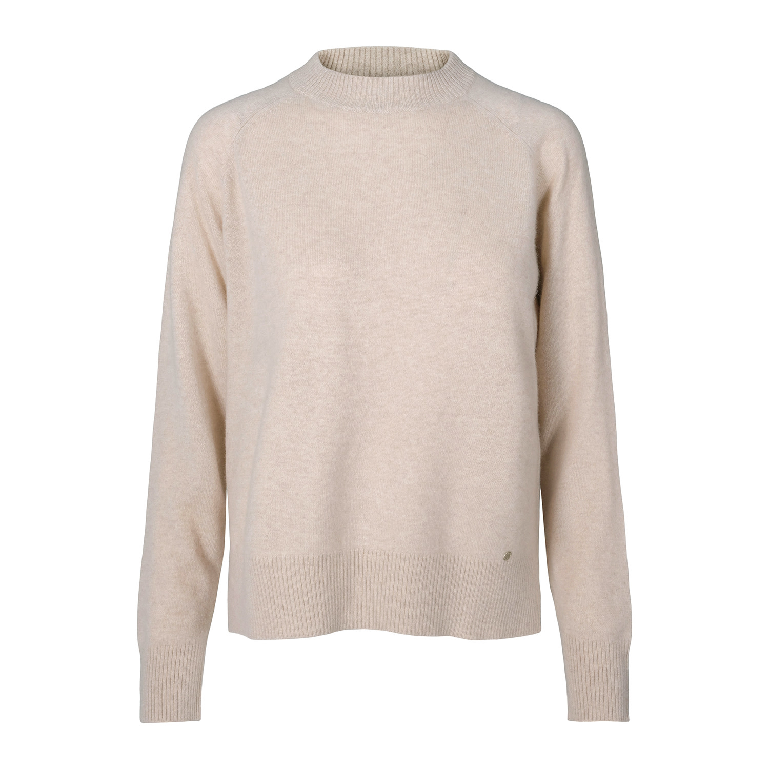 Women's Brown Aida Cashmere Raglan Pullover | Large | Tirillm