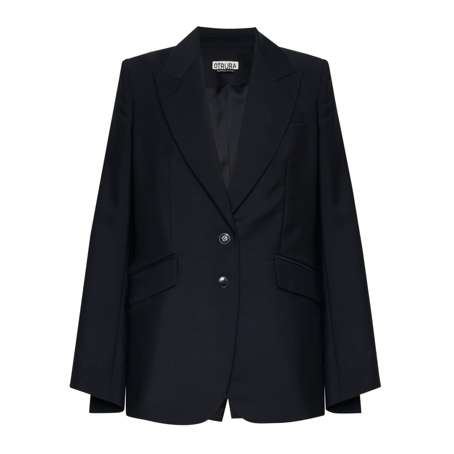 Women’s Black Single Breasted Blazer Xxs Otrura