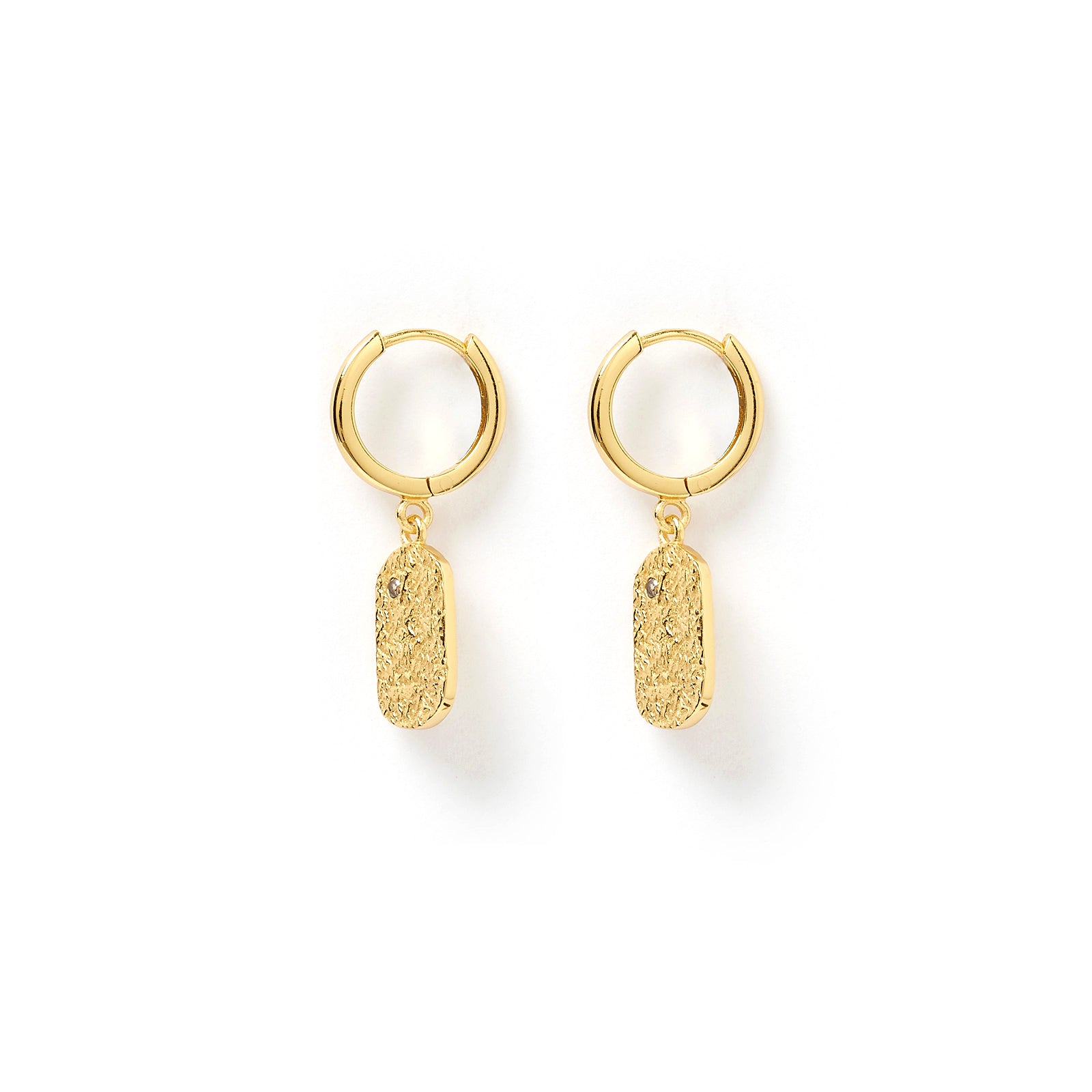 Women’s Mendoza Gold Huggie Earrings Arms of Eve