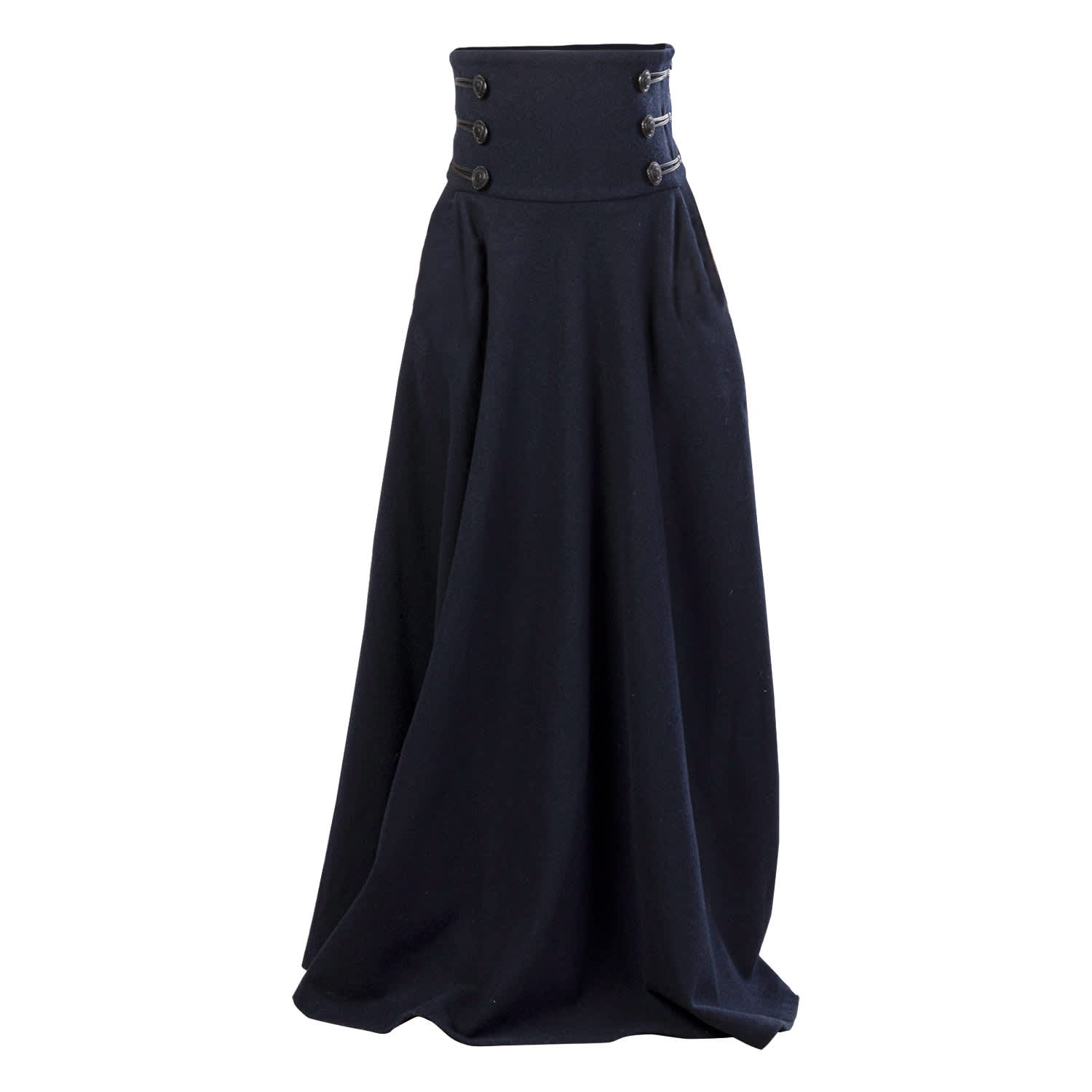 【INCHANT ME】Wear Wool High Waist Long Skirt Wool Victorian Maxi Skirt, Dark Academia Clothing, High
