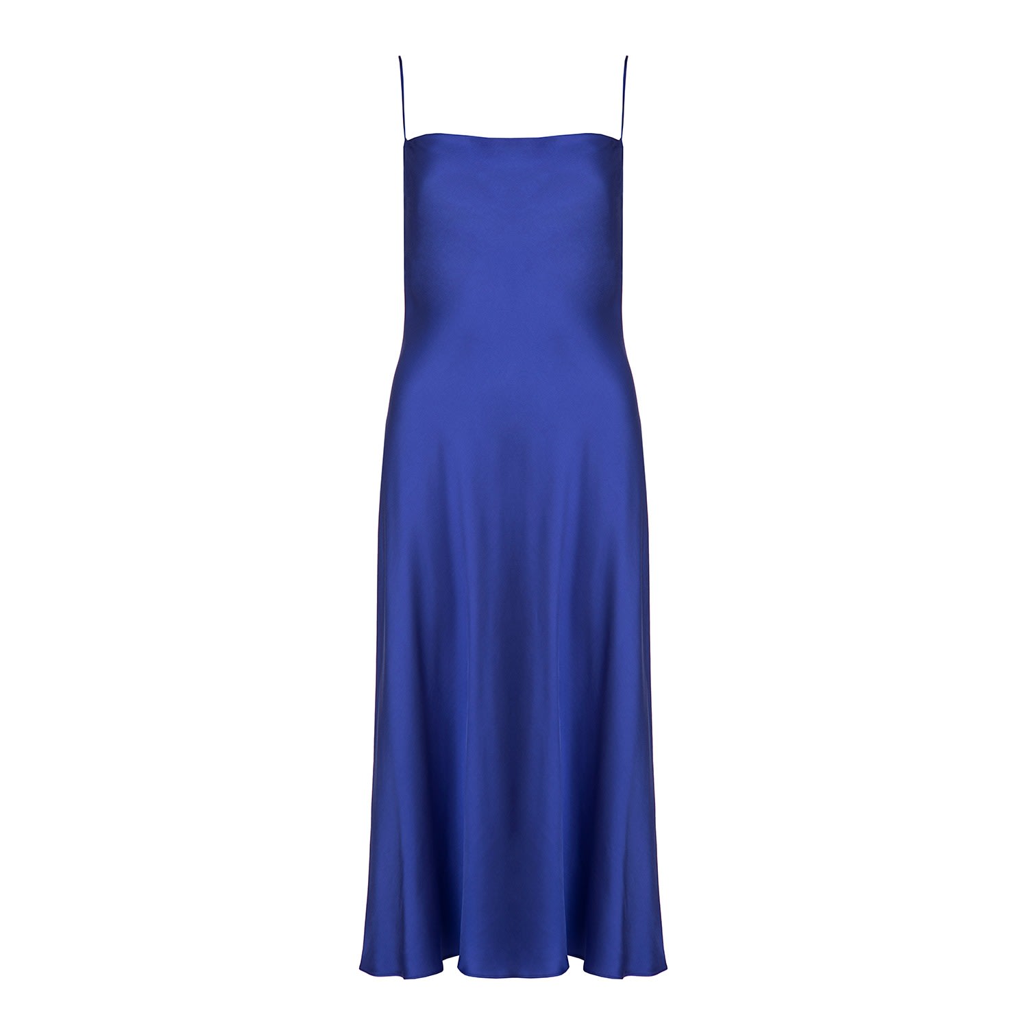 Women’s The Midi Slipdress - Blue Medium Roses are Red