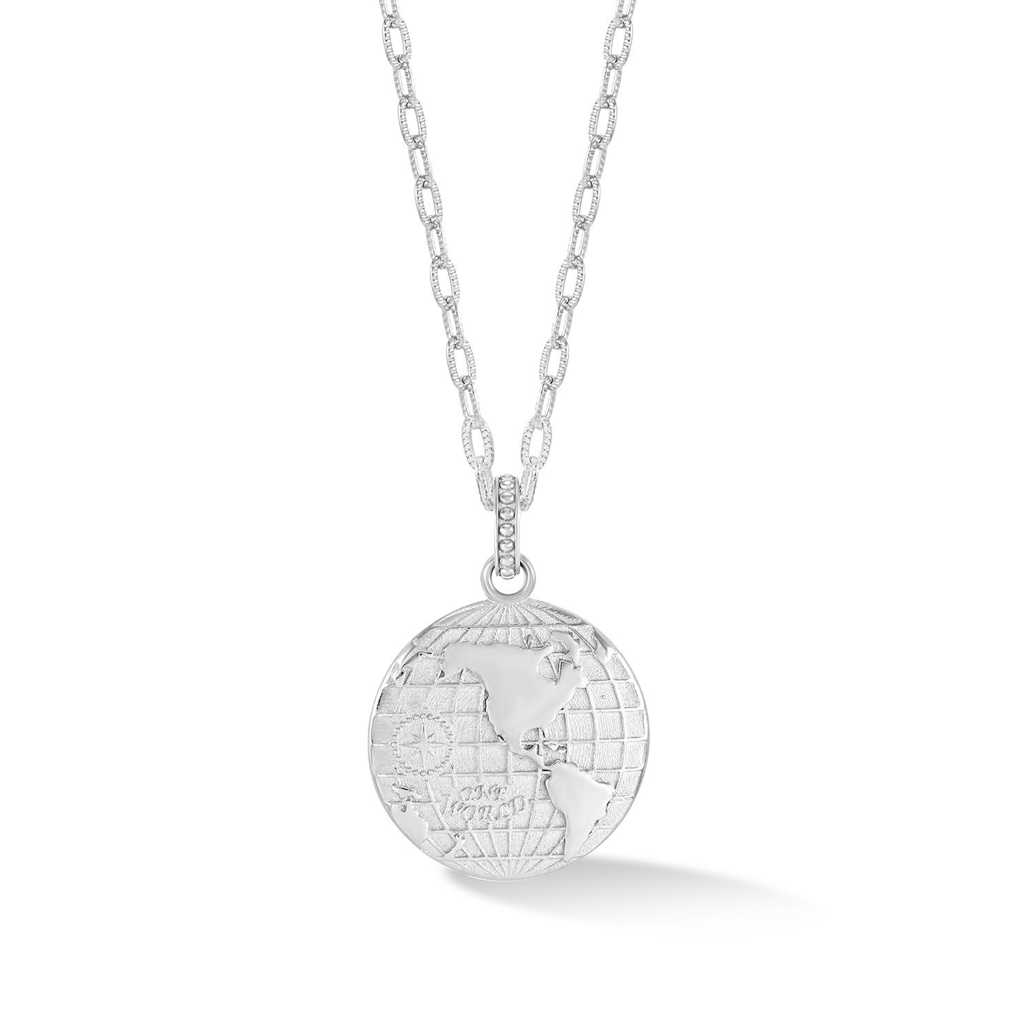 Women’s One World Talisman Necklace In Silver Dower & Hall