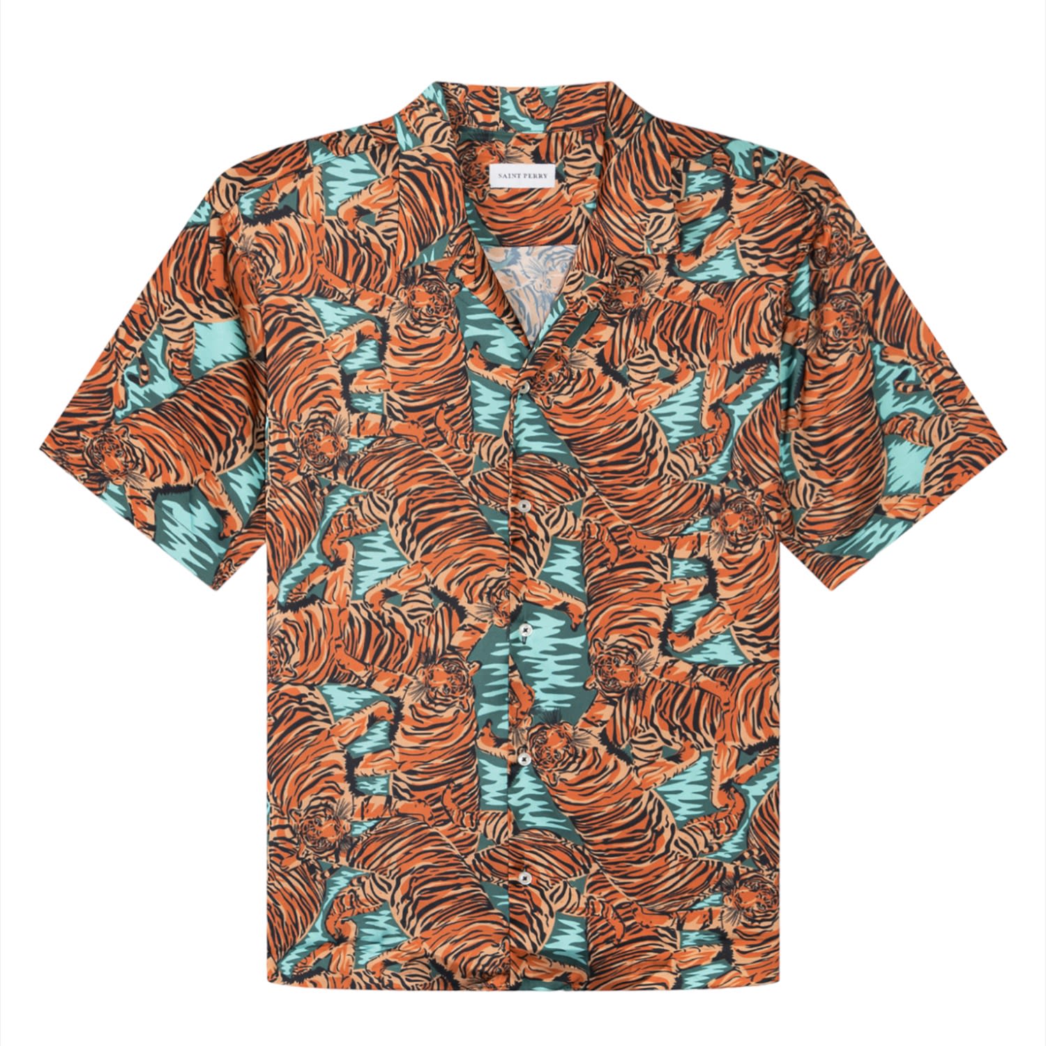 Men’s Bengal Tiger Shirt Small Saint Perry