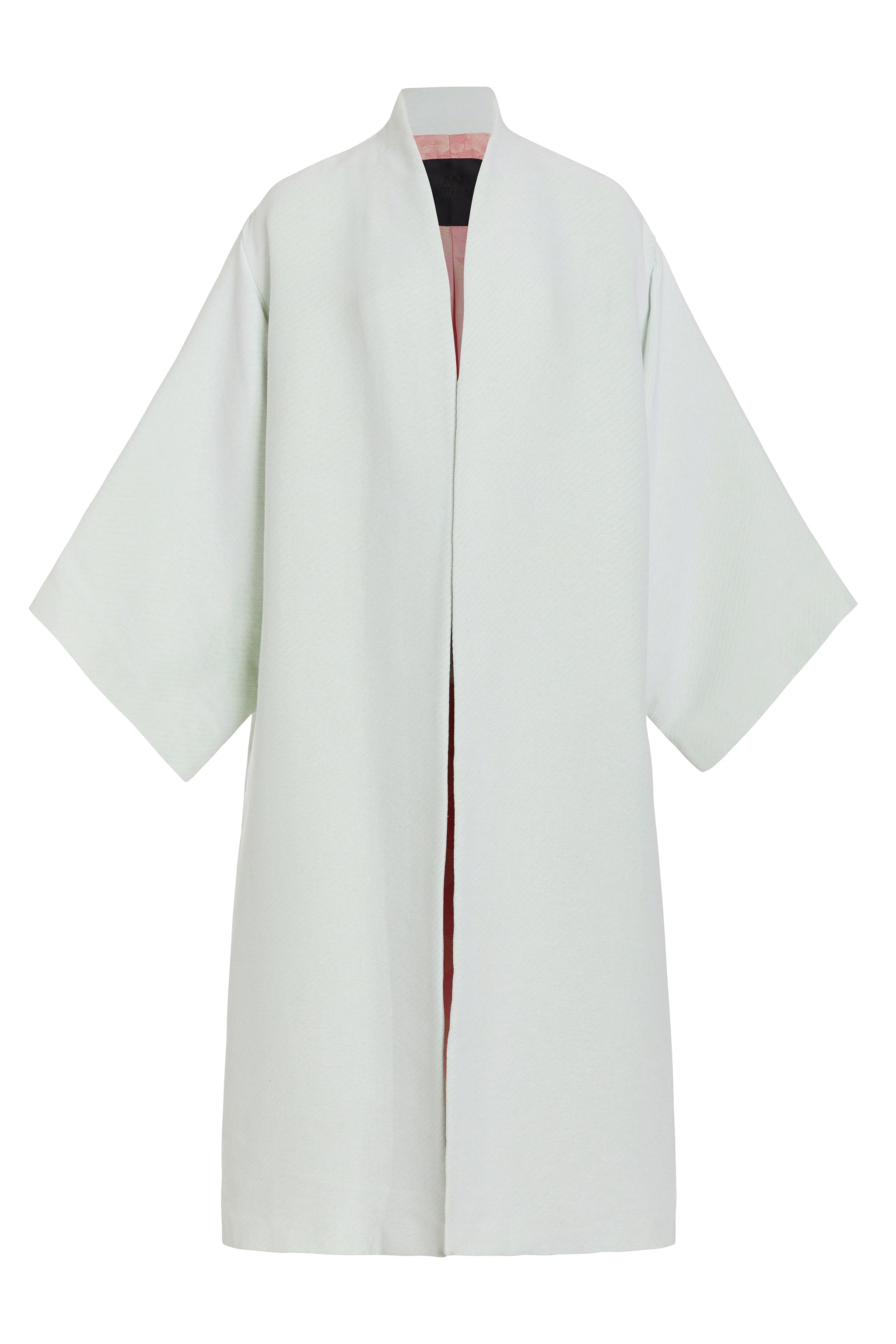 Women's Jenna Mint Cream Rose Kimono Robe | One Size | Niran