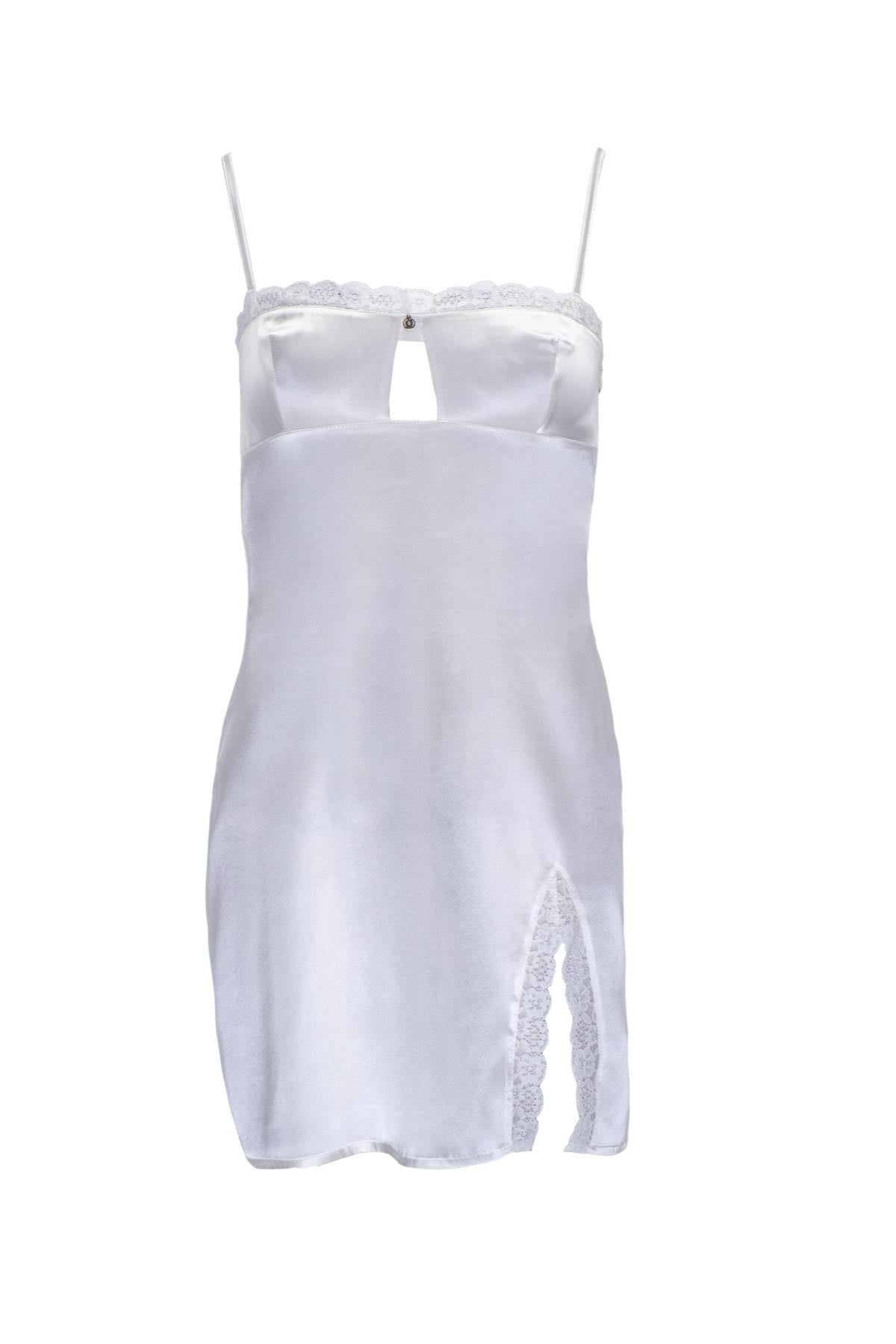 House Of Silk Women's Silk Adriana Dress White In White