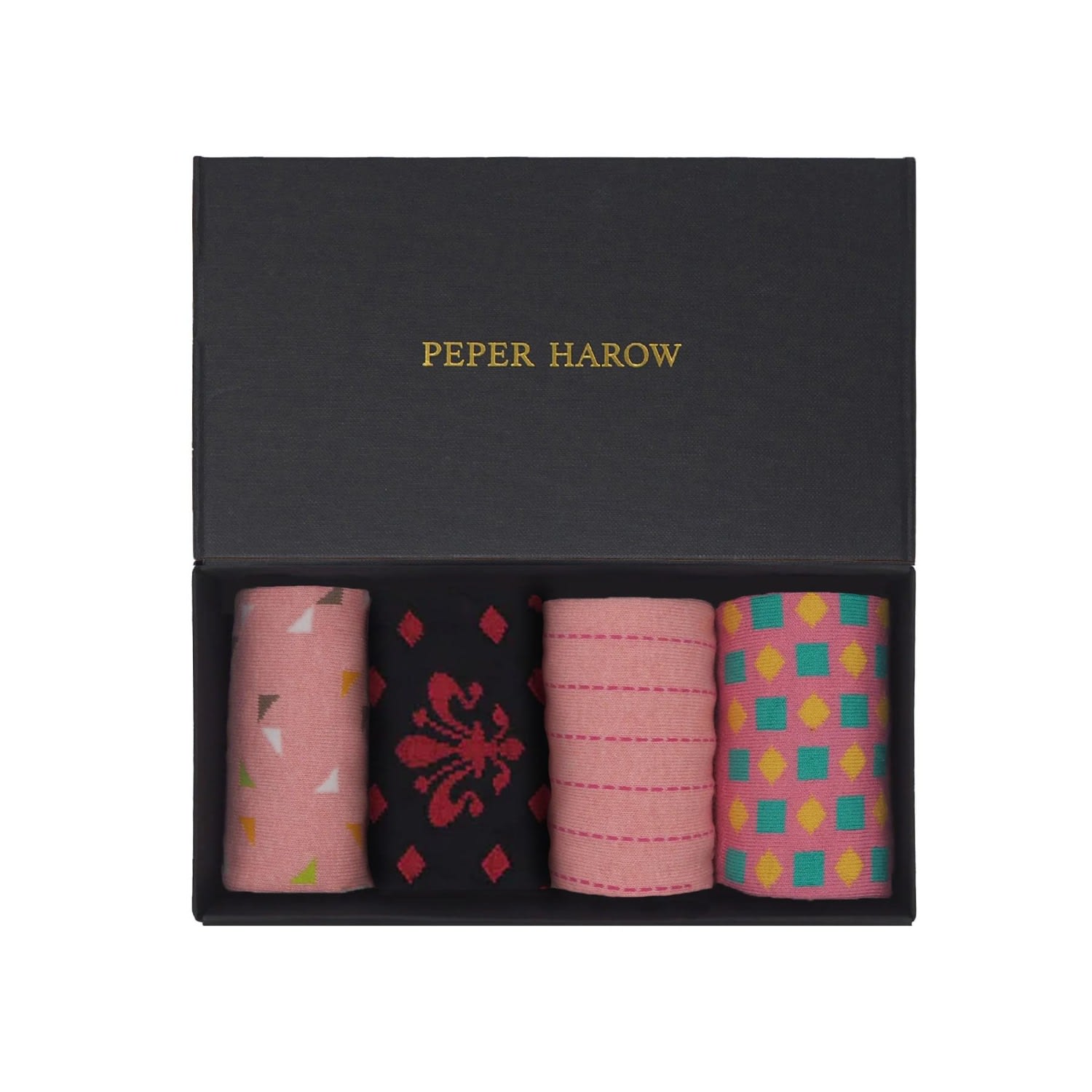 Peper Harow - Made In England Blush Ladies Gift Box In Black/pink