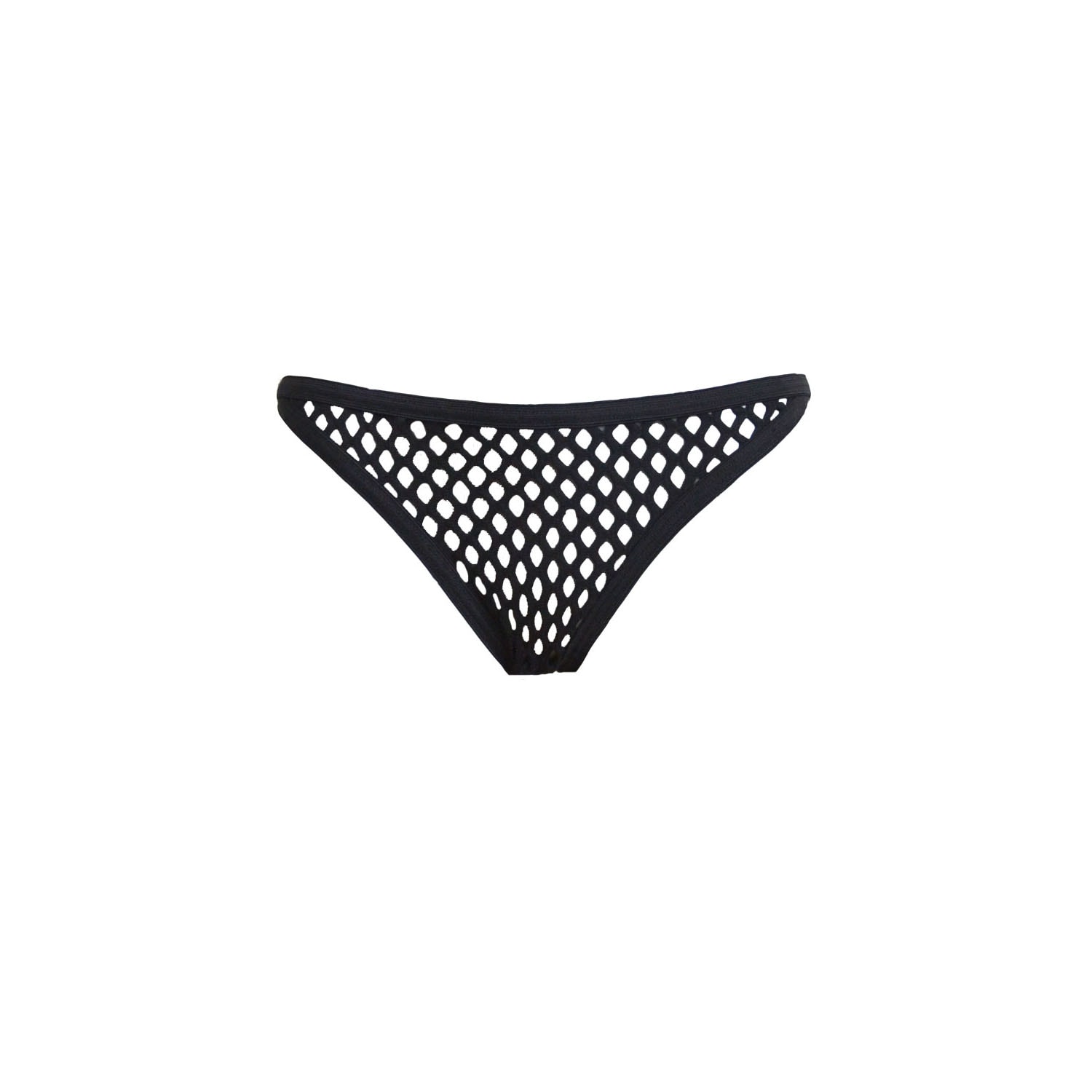 Women’s Black Fishnet Brief Medium Hidden Beneath