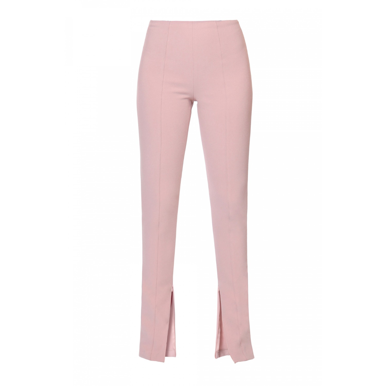 Aggi By Halewski Women's Pink / Purple Iggy Dirty Pink Slim Fitted Pants With Slits
