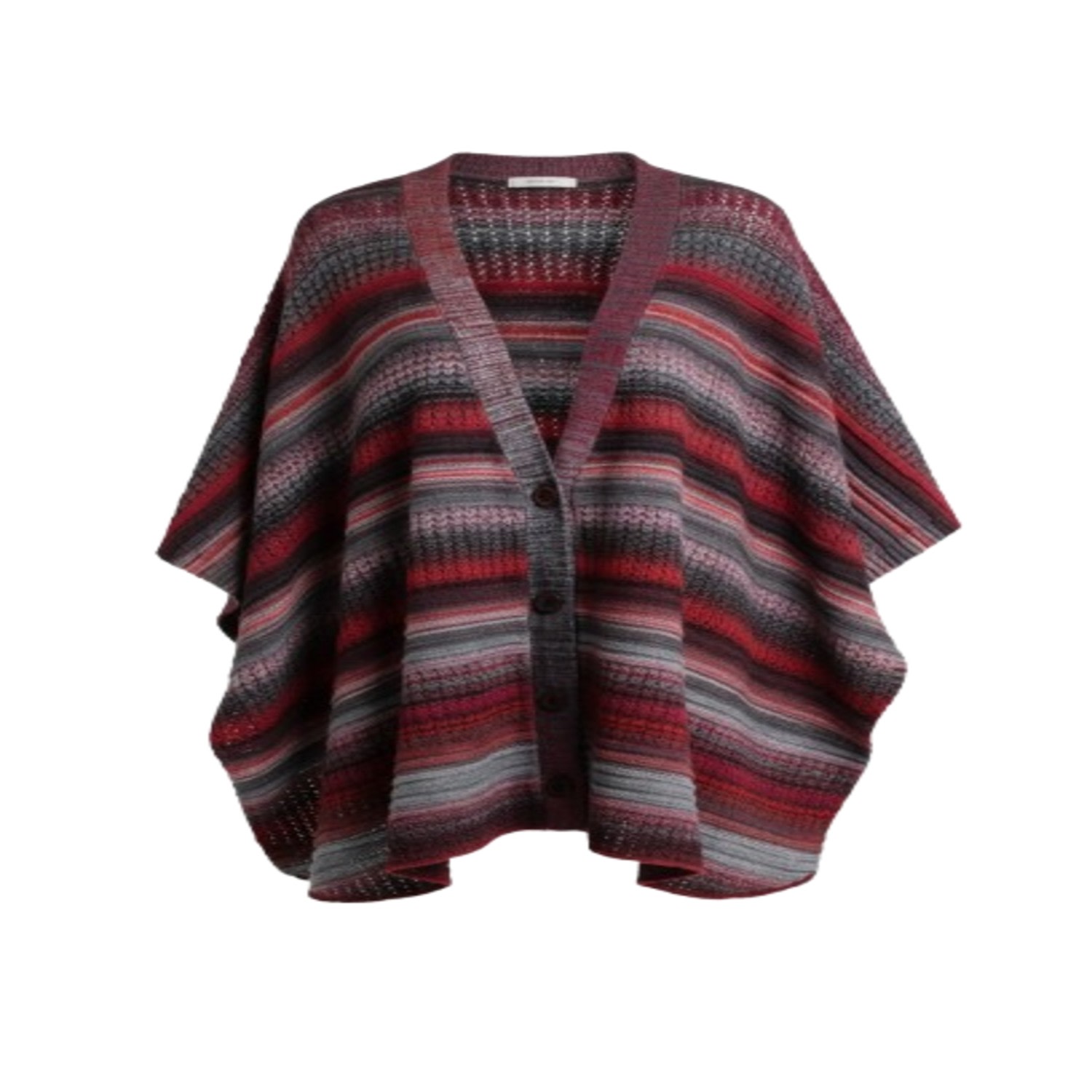 Saachi Women's Red Black Cherry Comfy Cardigan In Red