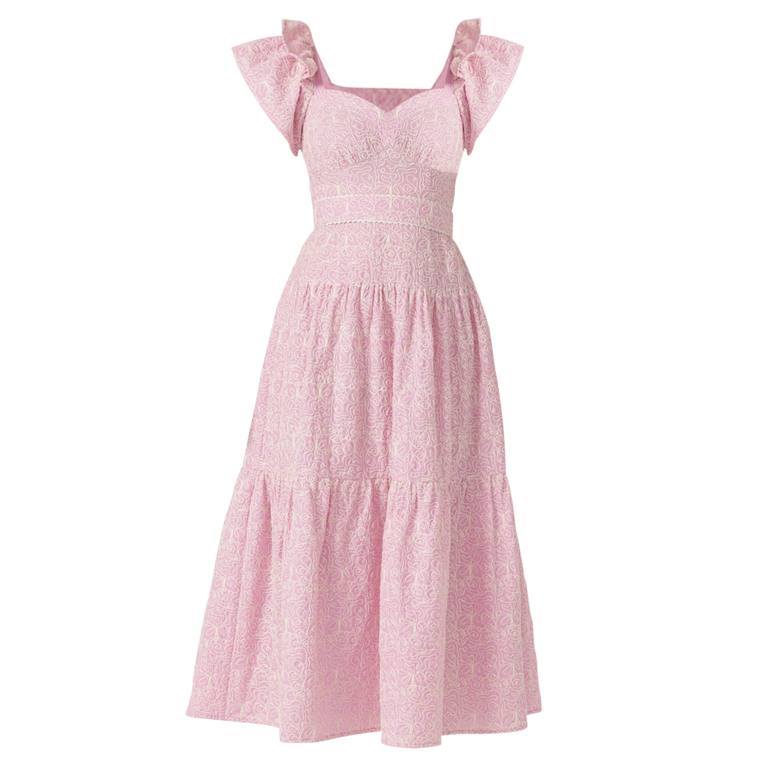 Sacha Drake Women's Pink / Purple Pink Gallah Maxi Dress In Pink/purple