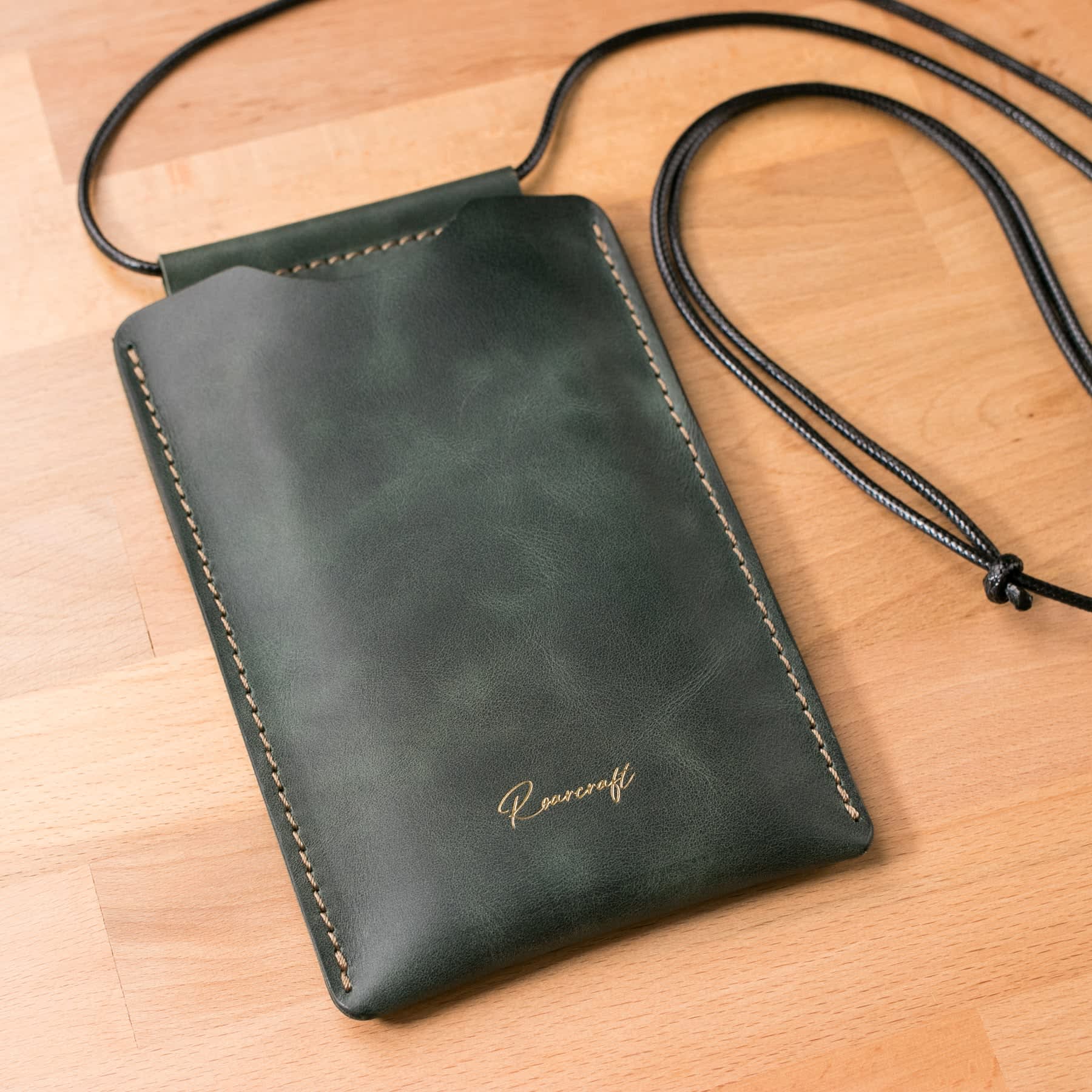 Leather Travel Wallet - Zeugma - Tobacco, Roarcraft