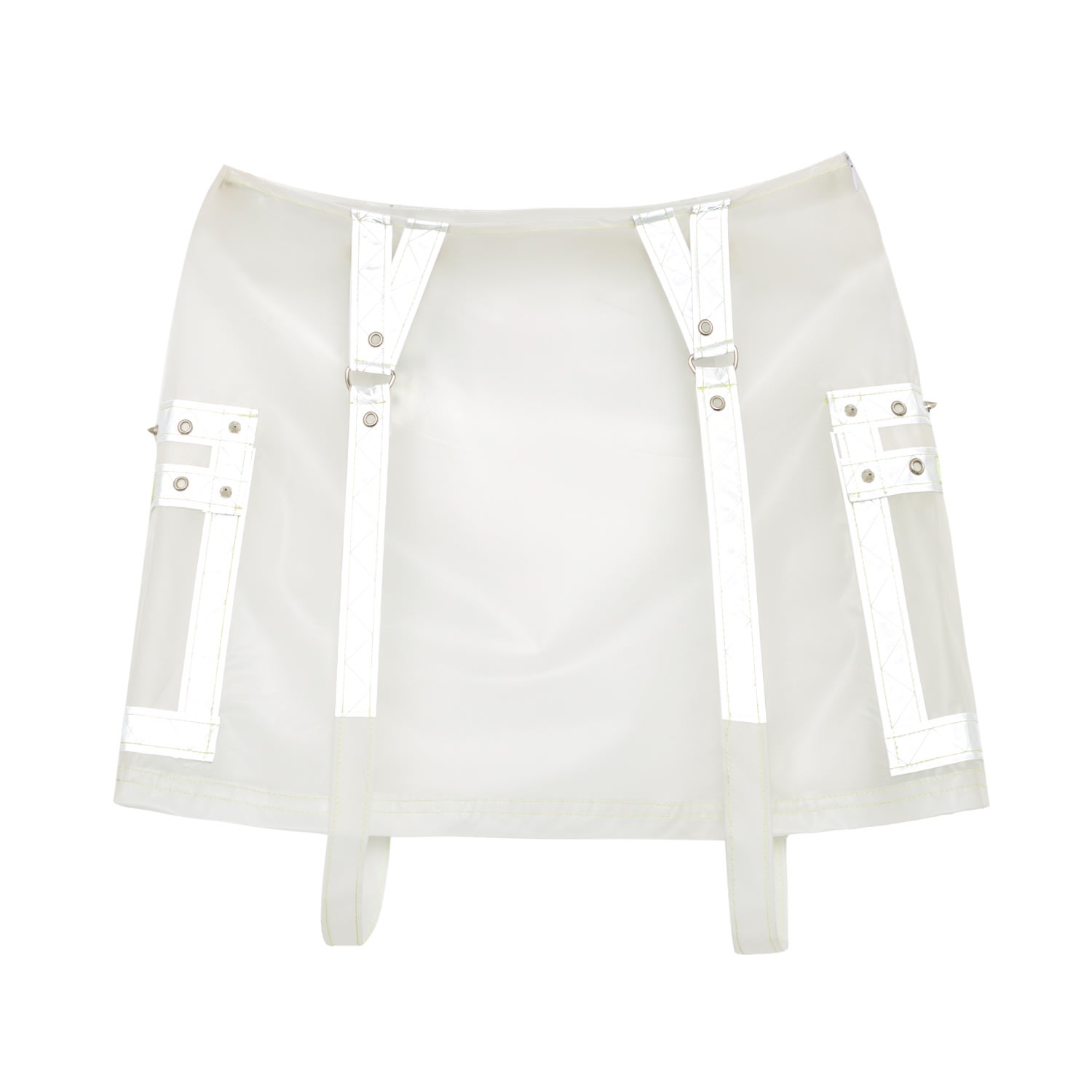 Paloma Lira Women's Crystal White Skirt In White