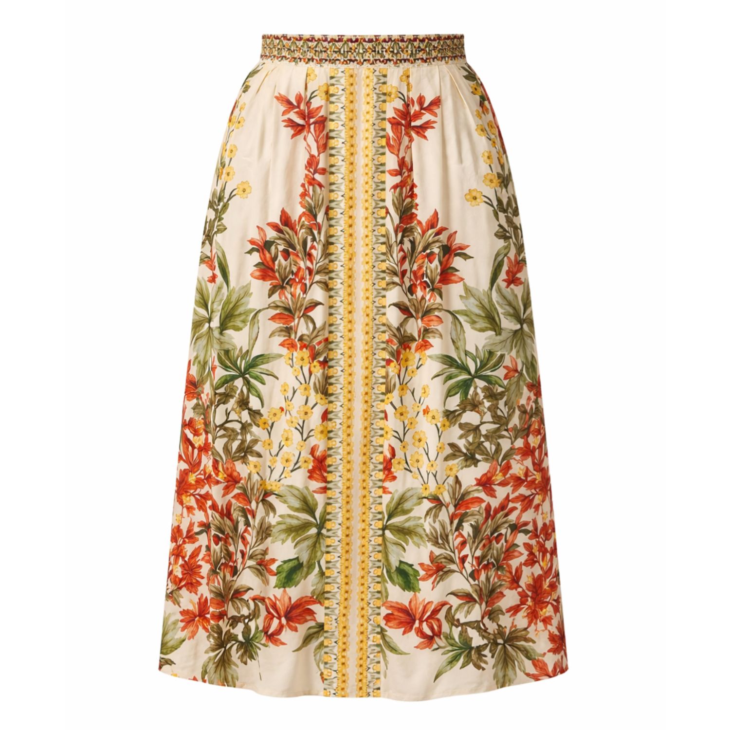 Women's Neutrals Crystal Viscose Skirt | Small | Raishma