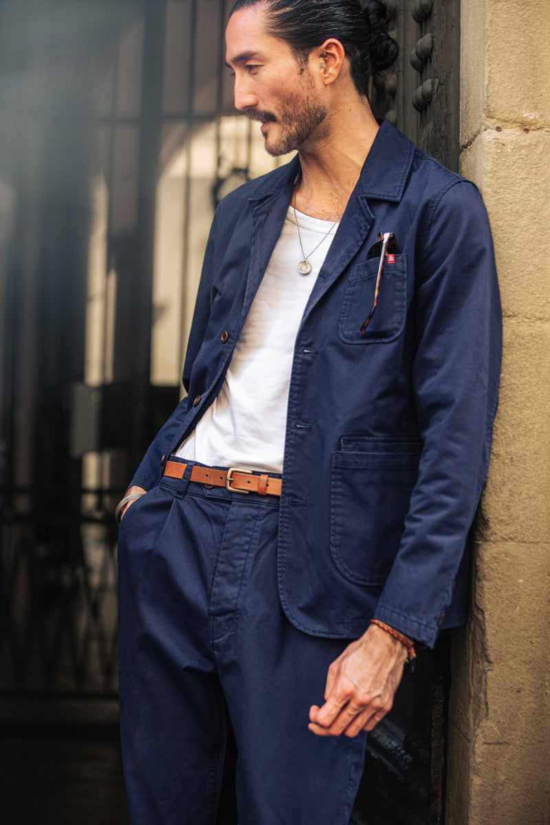 Hemingway Suit Jacket Midnight Blue | &SONS Trading Co | Wolf & Badger