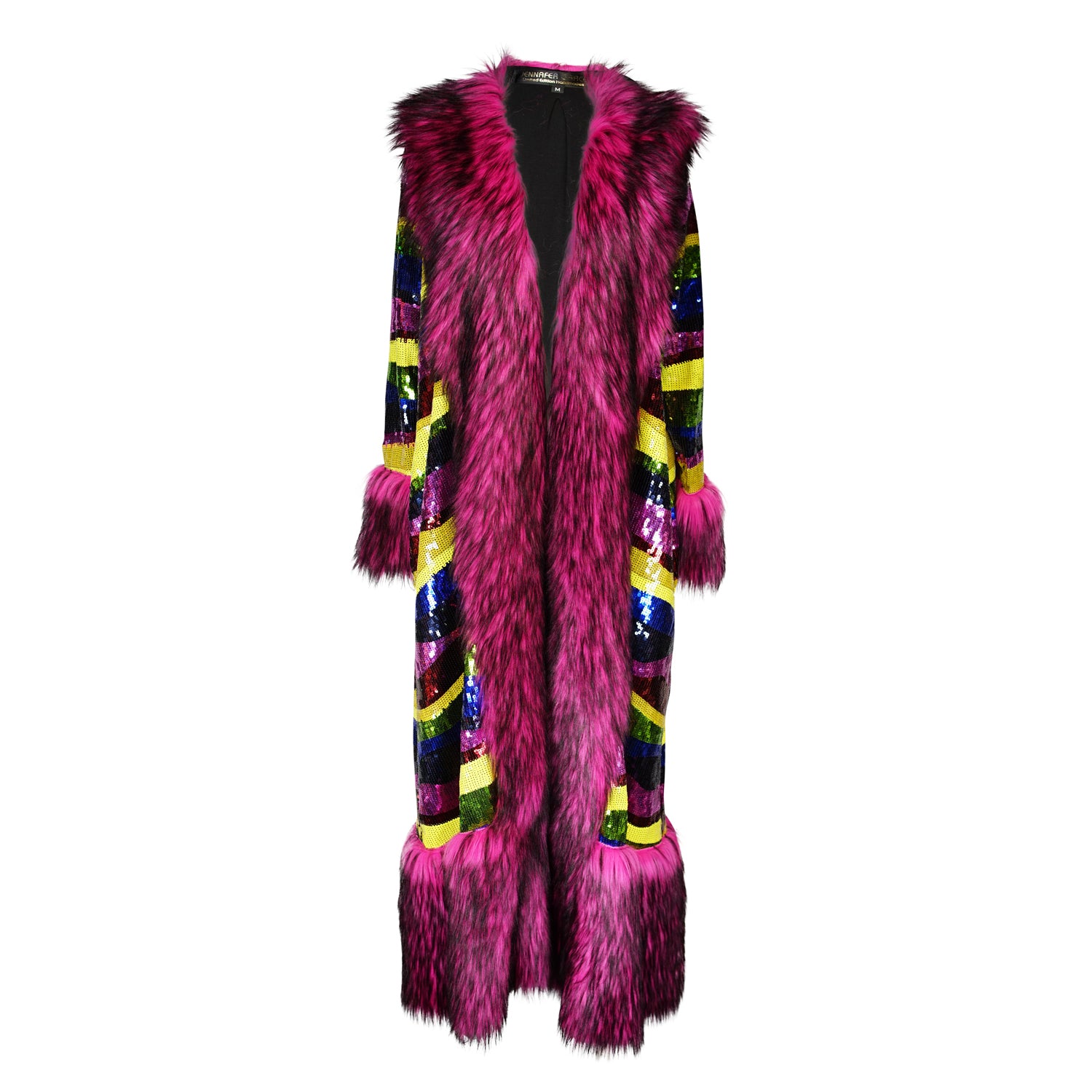 Penny Deluxe Rainbow Road Faux Fur Jacket | Jennafer Grace | Wolf & Badger