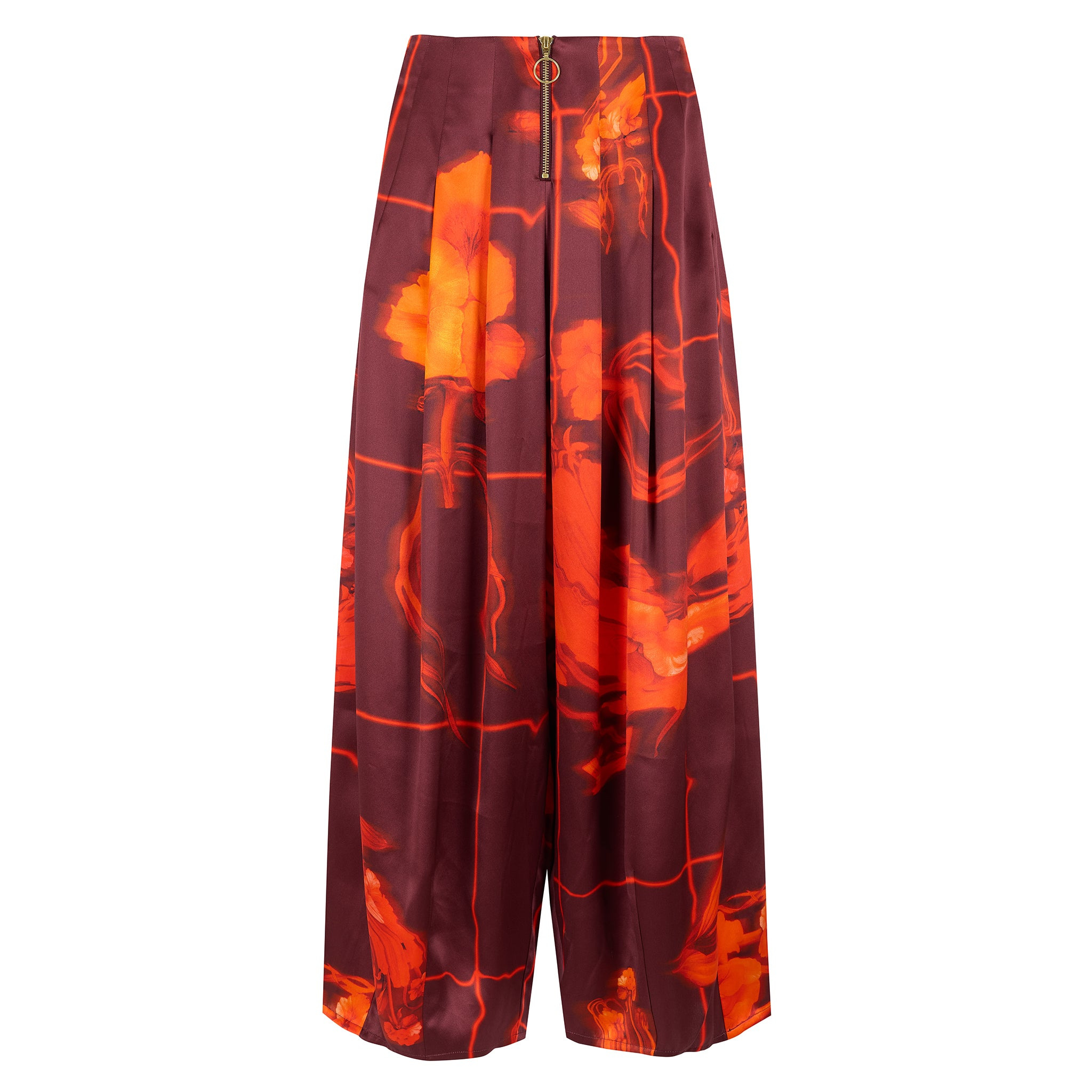 Klements Women's Green Hope Trousers In Mercury Bouquet Print In Multi