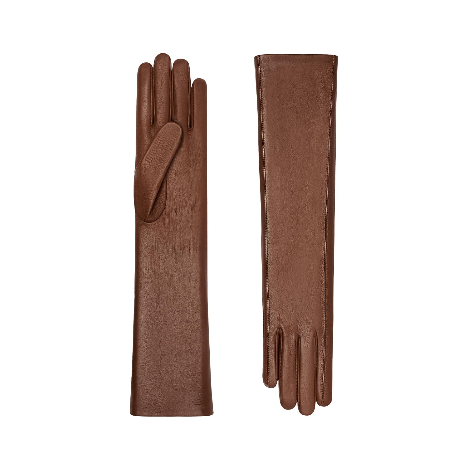 Women’s Brown ClÃ©mence Leather Glove - Cognac 7" Cornelia James