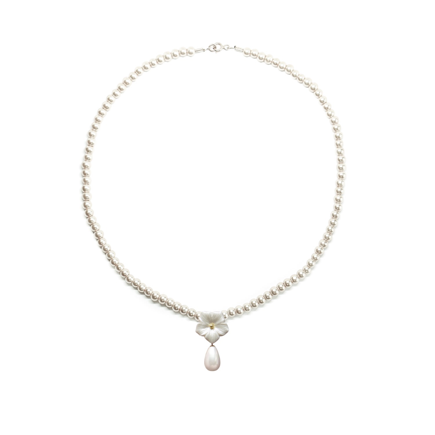 Alegoria Jewellery Women's White / Gold Bavella Choker