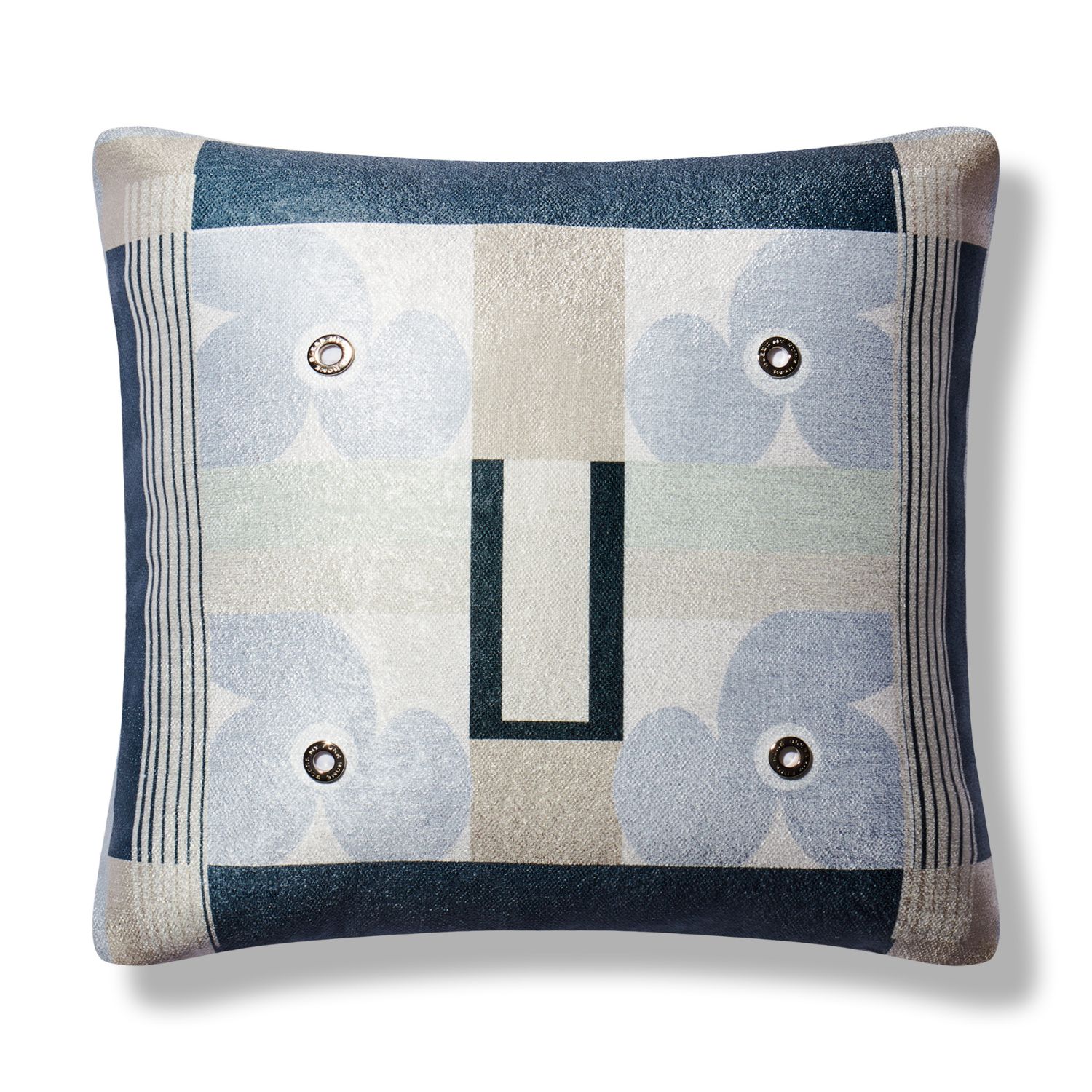 The Cloisters Oasis Blue Pillow Medium Medium Bless My Funk Home