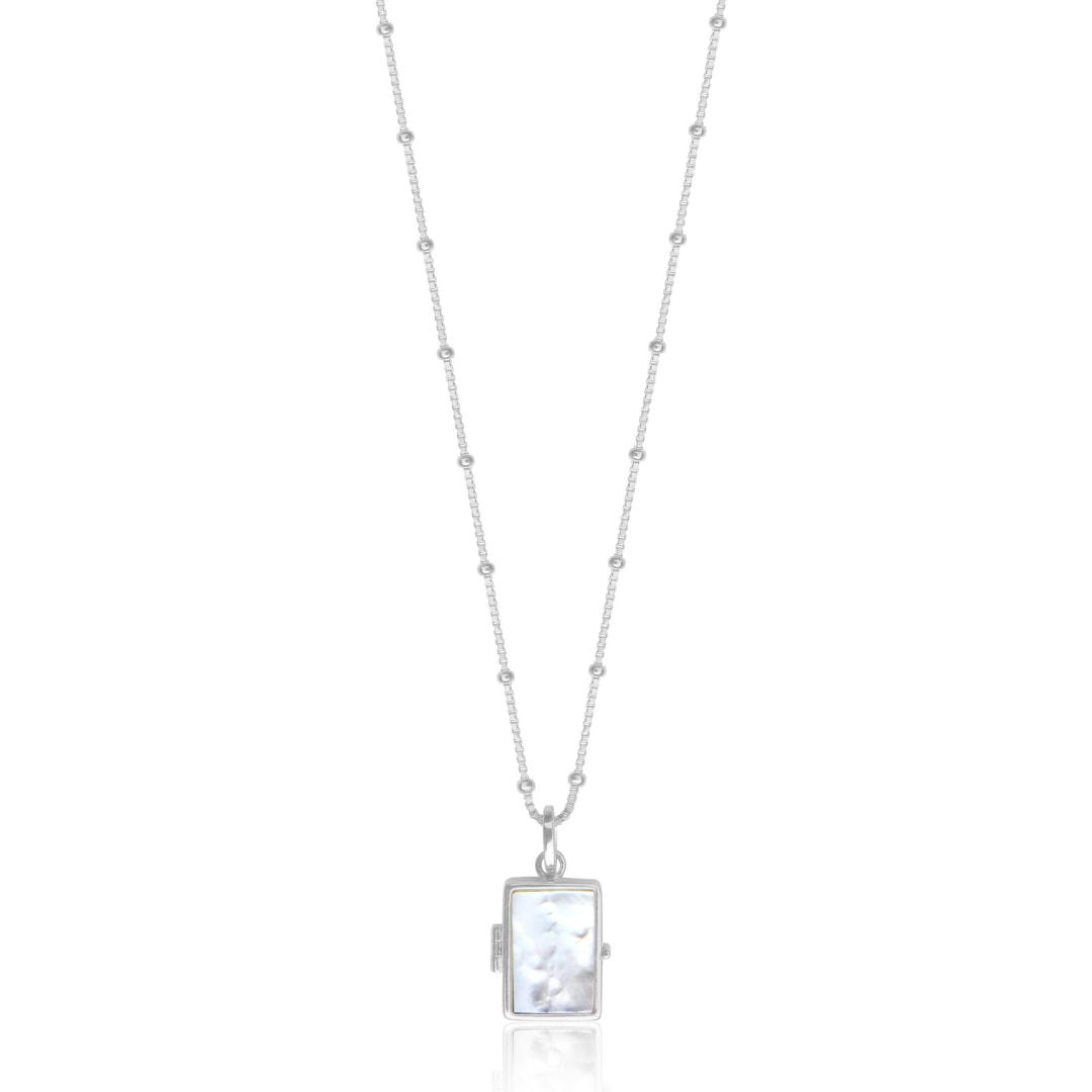 Fv Jewellery Women's Silver Perle Silver Locket