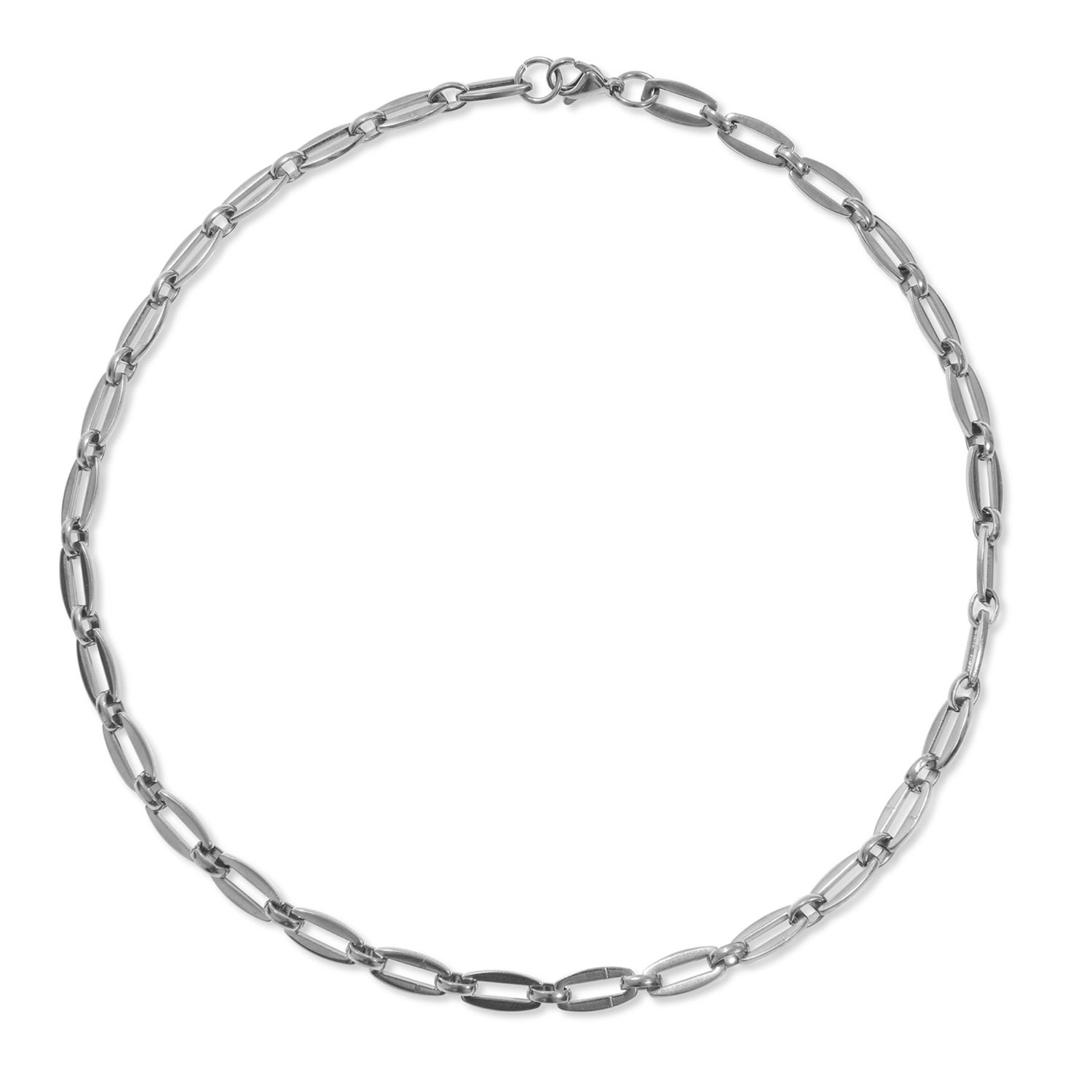 Women’s Silver Link Chain A Weathered Penny