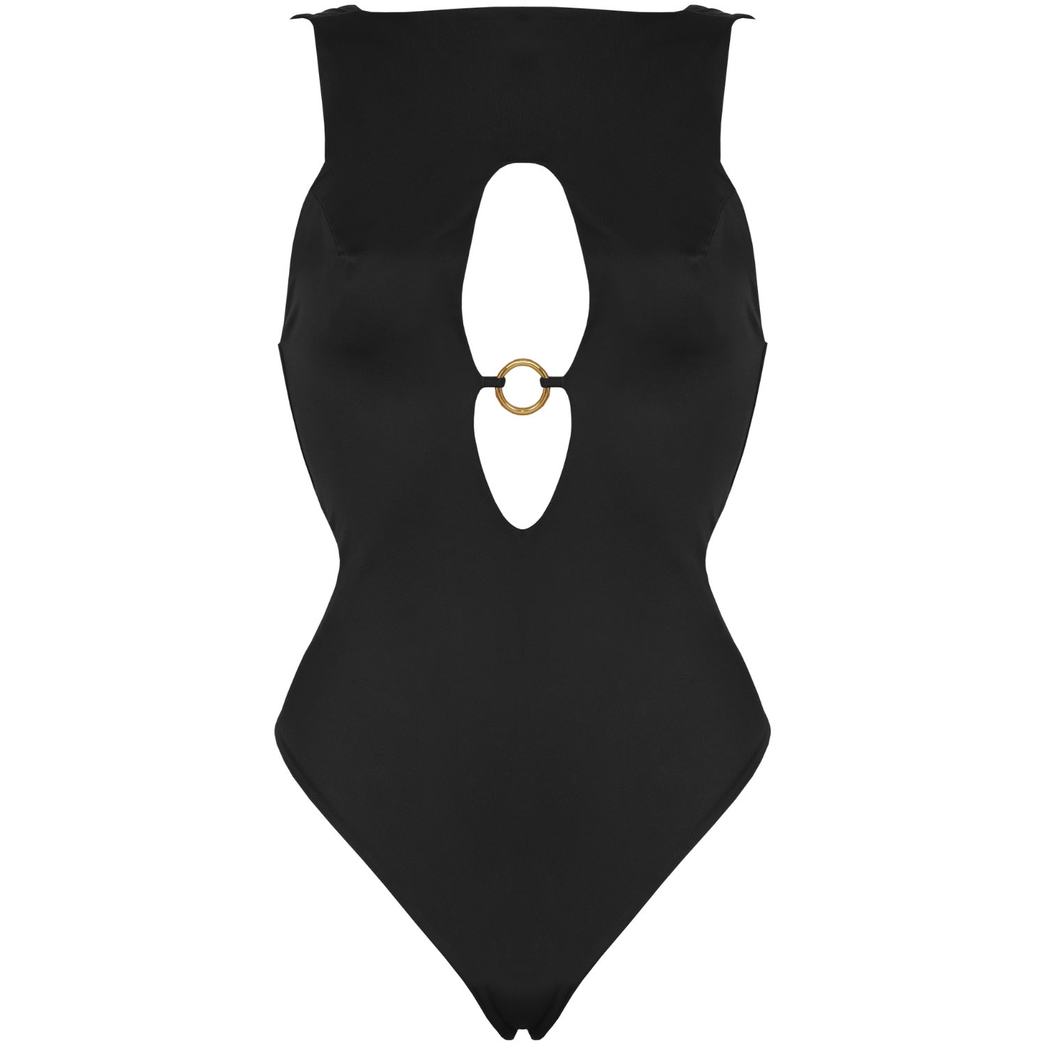 Antoninias Women's Venetia One-piece Swimsuit With Cut-out Detailing In Black.